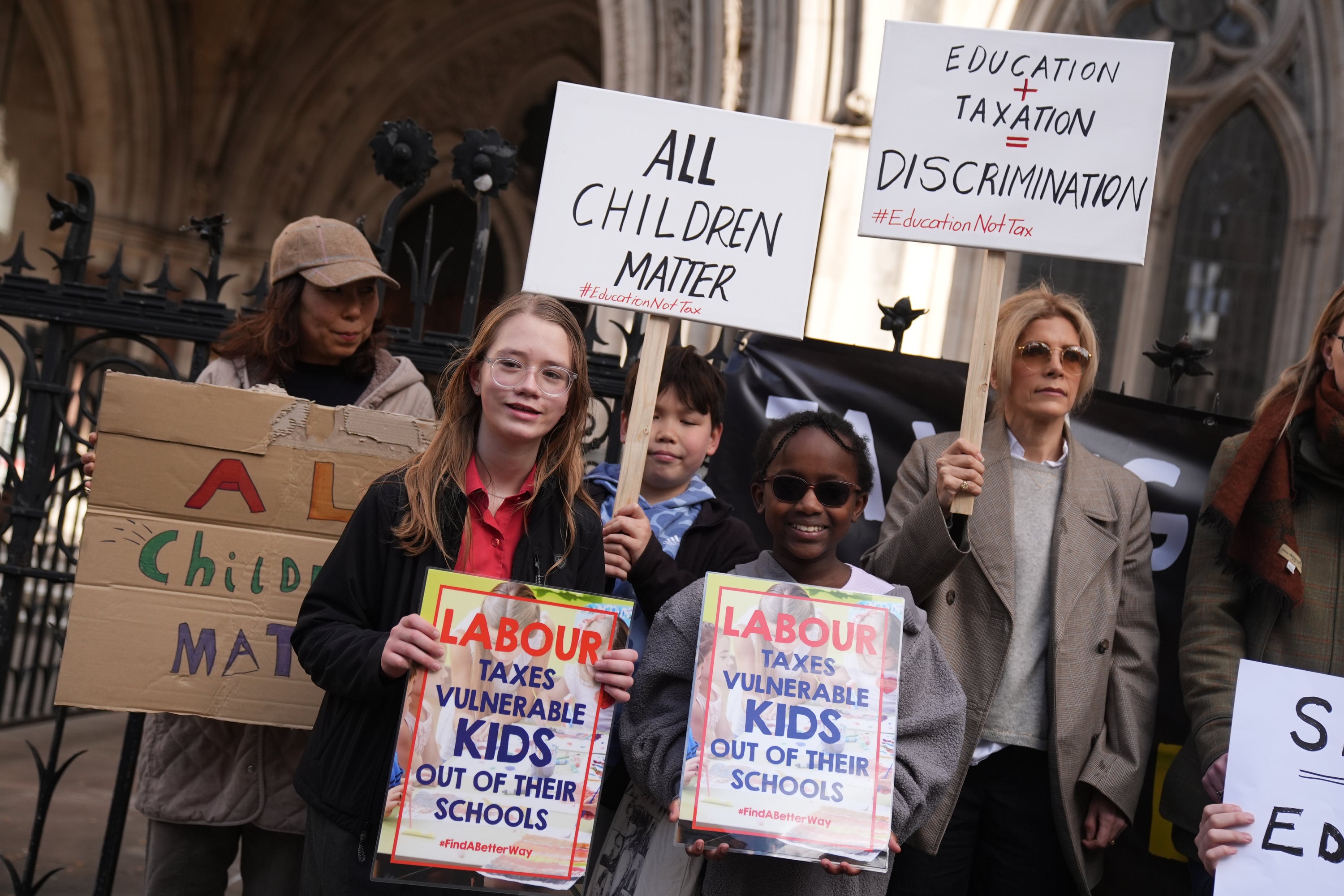 Almost 20 families have brought a discrimination case against the government