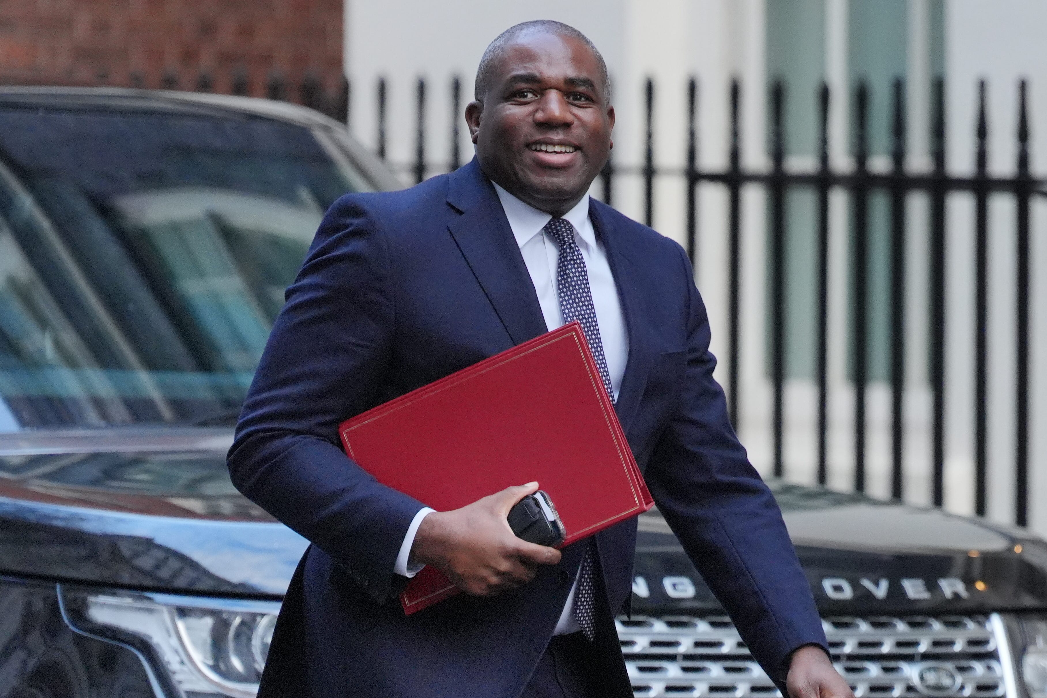Foreign Secretary David Lammy (Jonathan Brady/PA)