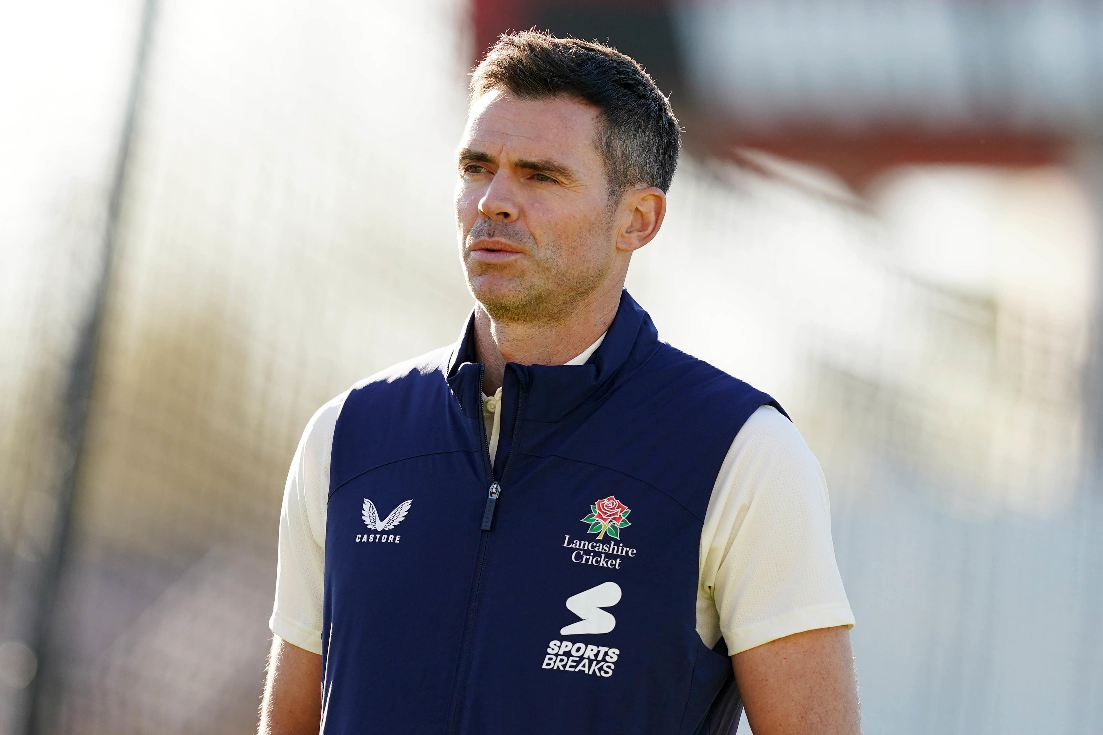 James Anderson has had the start of his 24th season as a professional delayed by injury