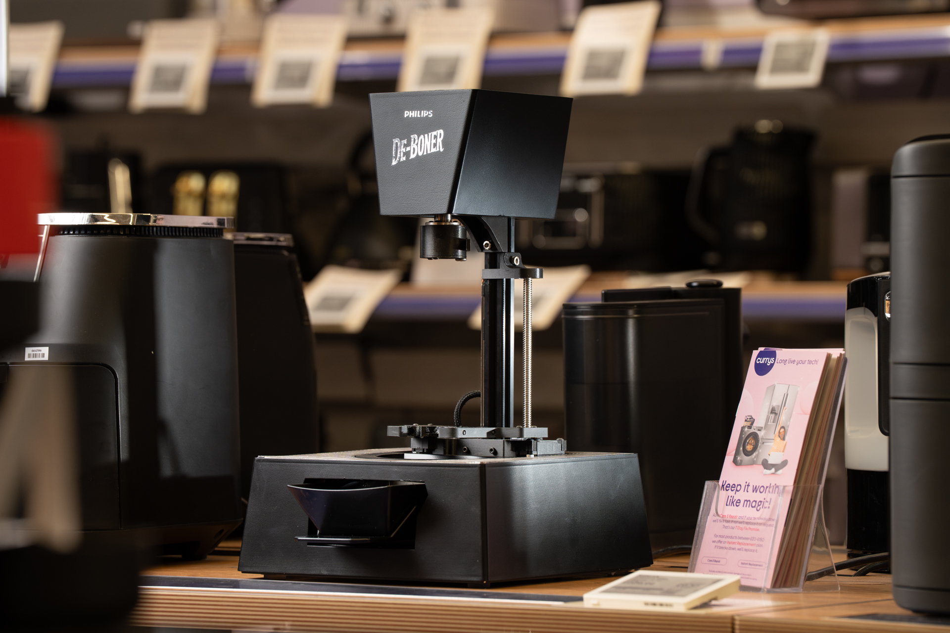 The De-Boner is apparently the world’s first fully automated chicken wing de-boning machine
