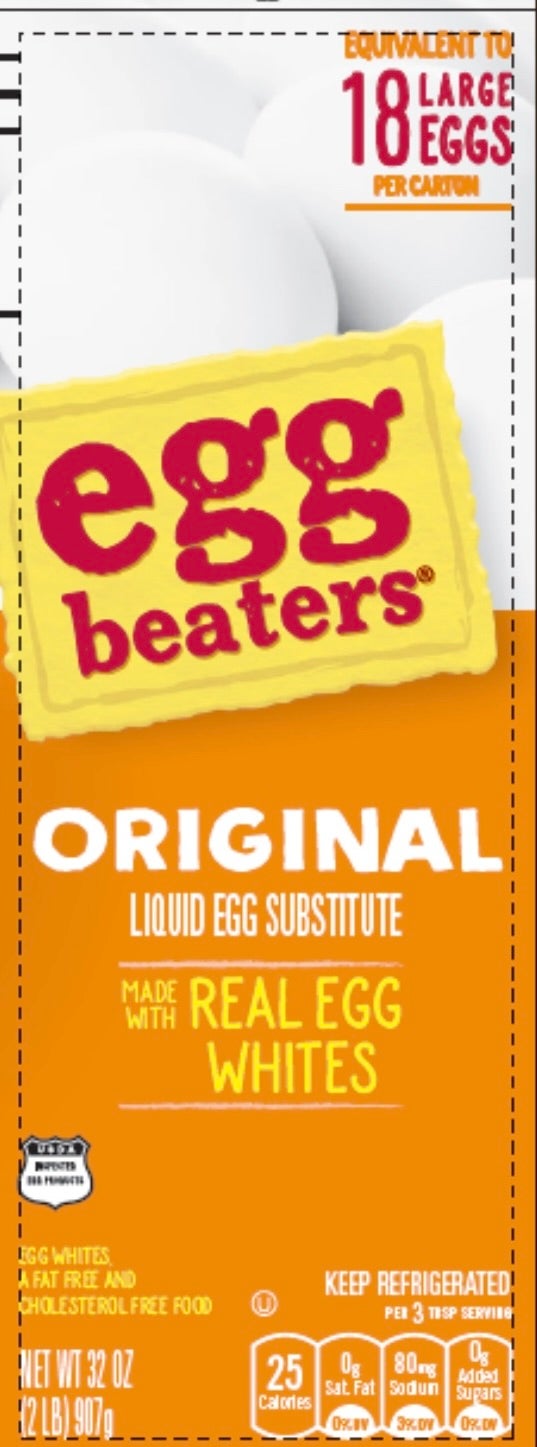 The USDA is asking consumers to toss some liquid egg products due to a possible contamination