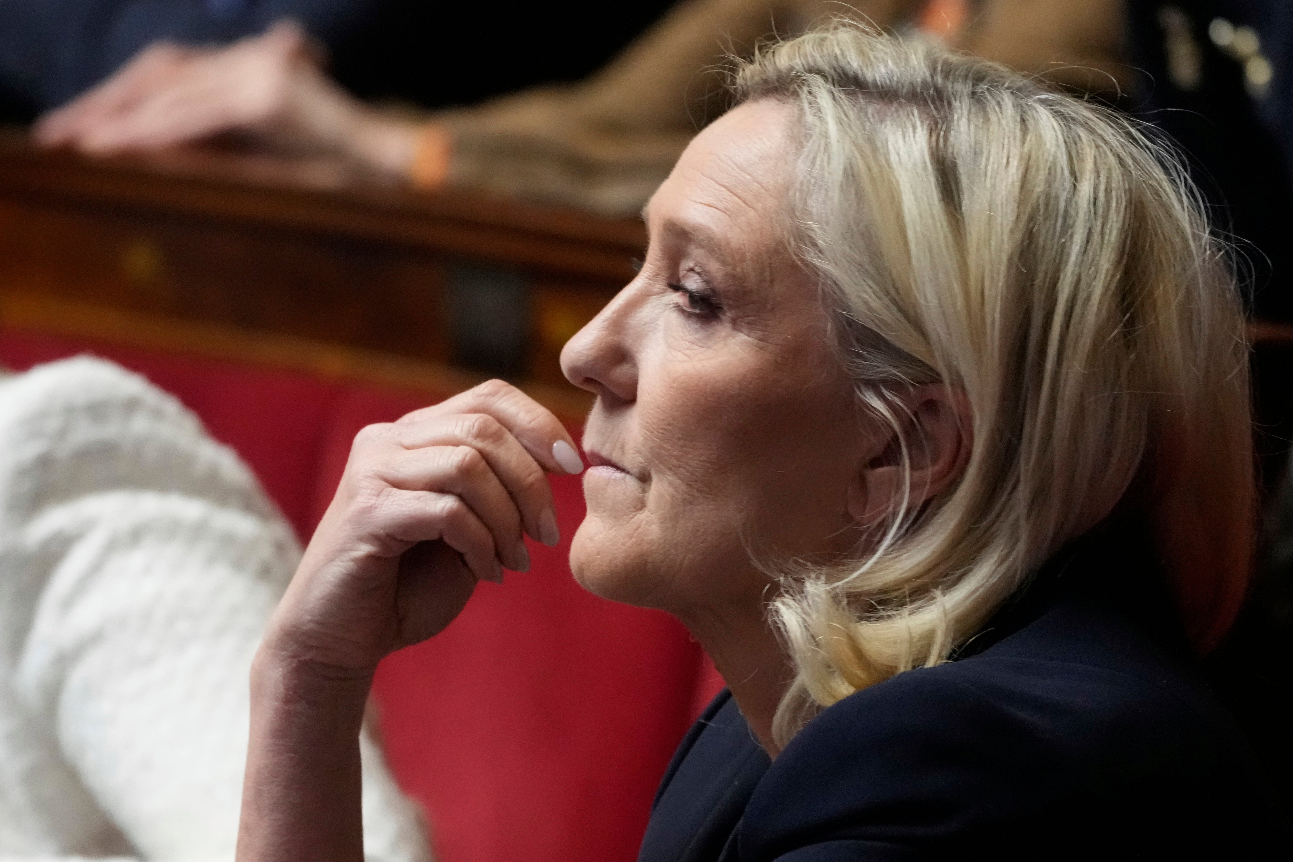 Le Pen has denied stoking a backlash against the judiciary