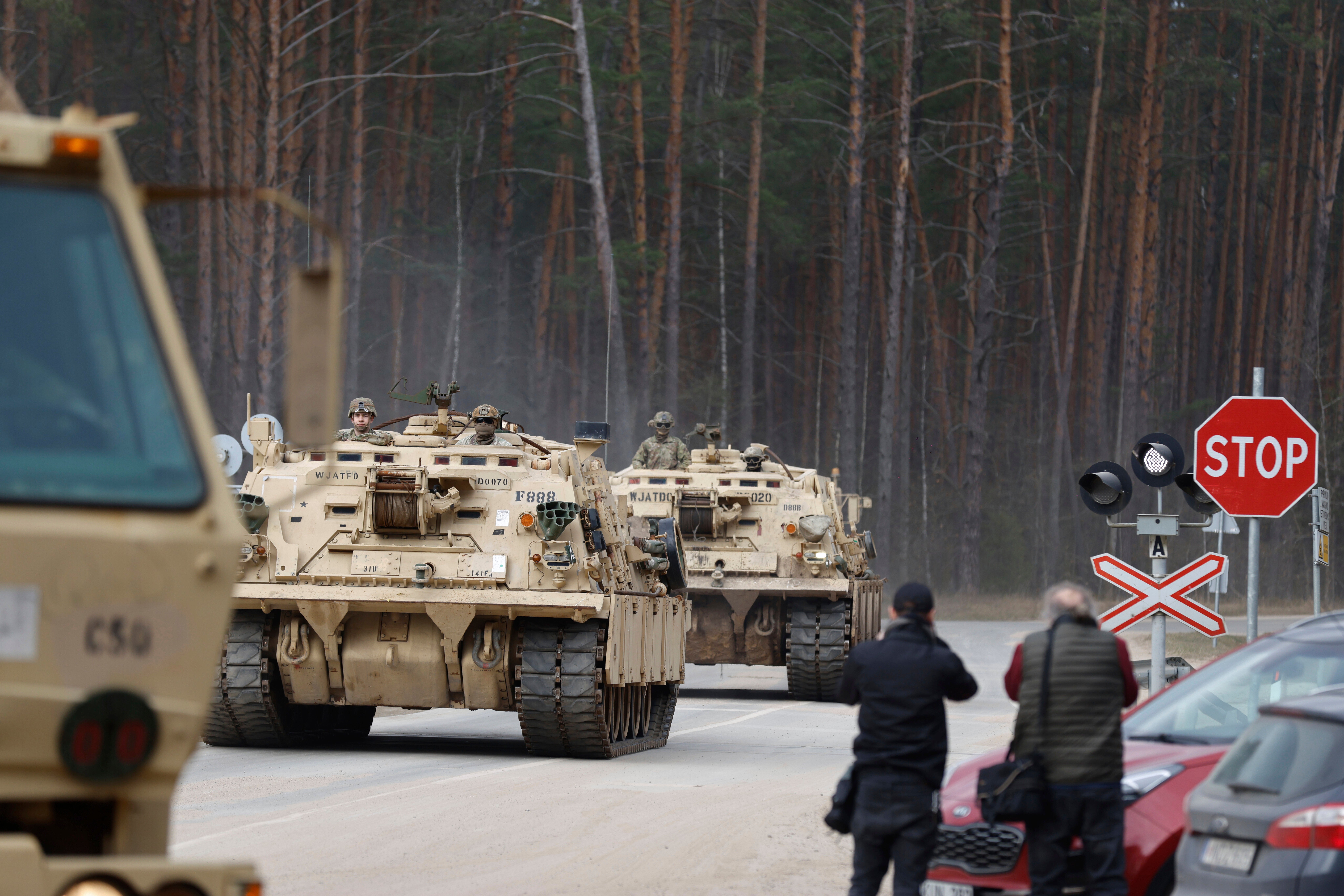 Lithuania US Soldiers