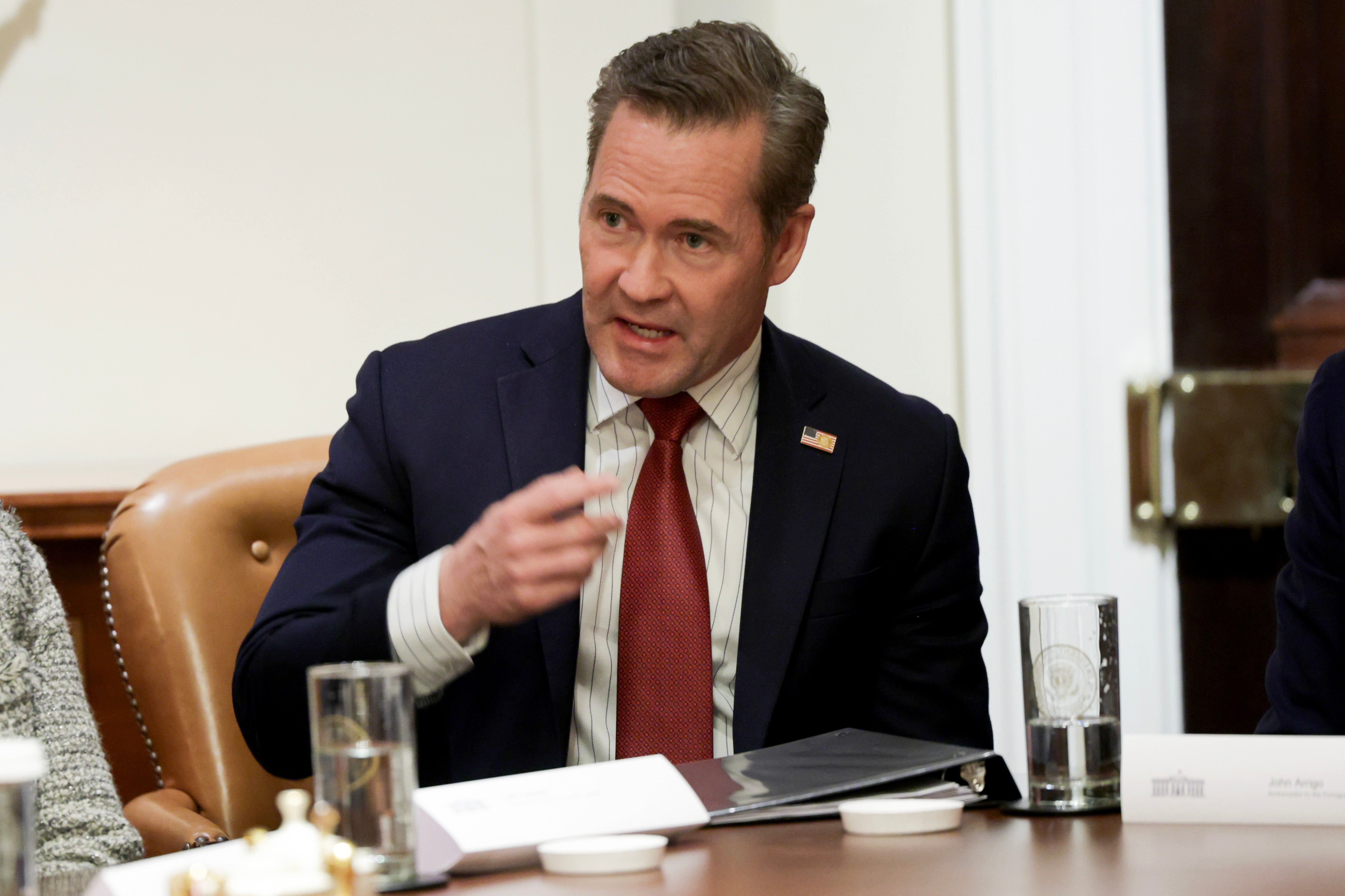 Waltz is President Donald Trump's nominee for US ambassador to the United Nations