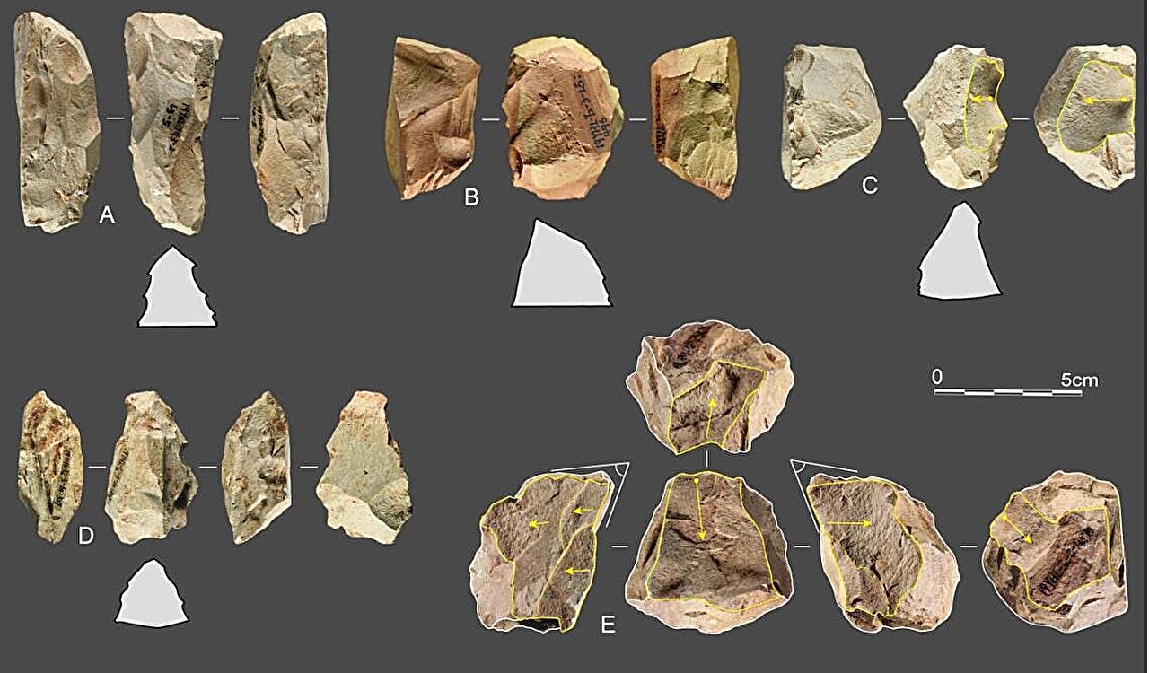 Stone tool-making system found in Europe never before been found in East Asia