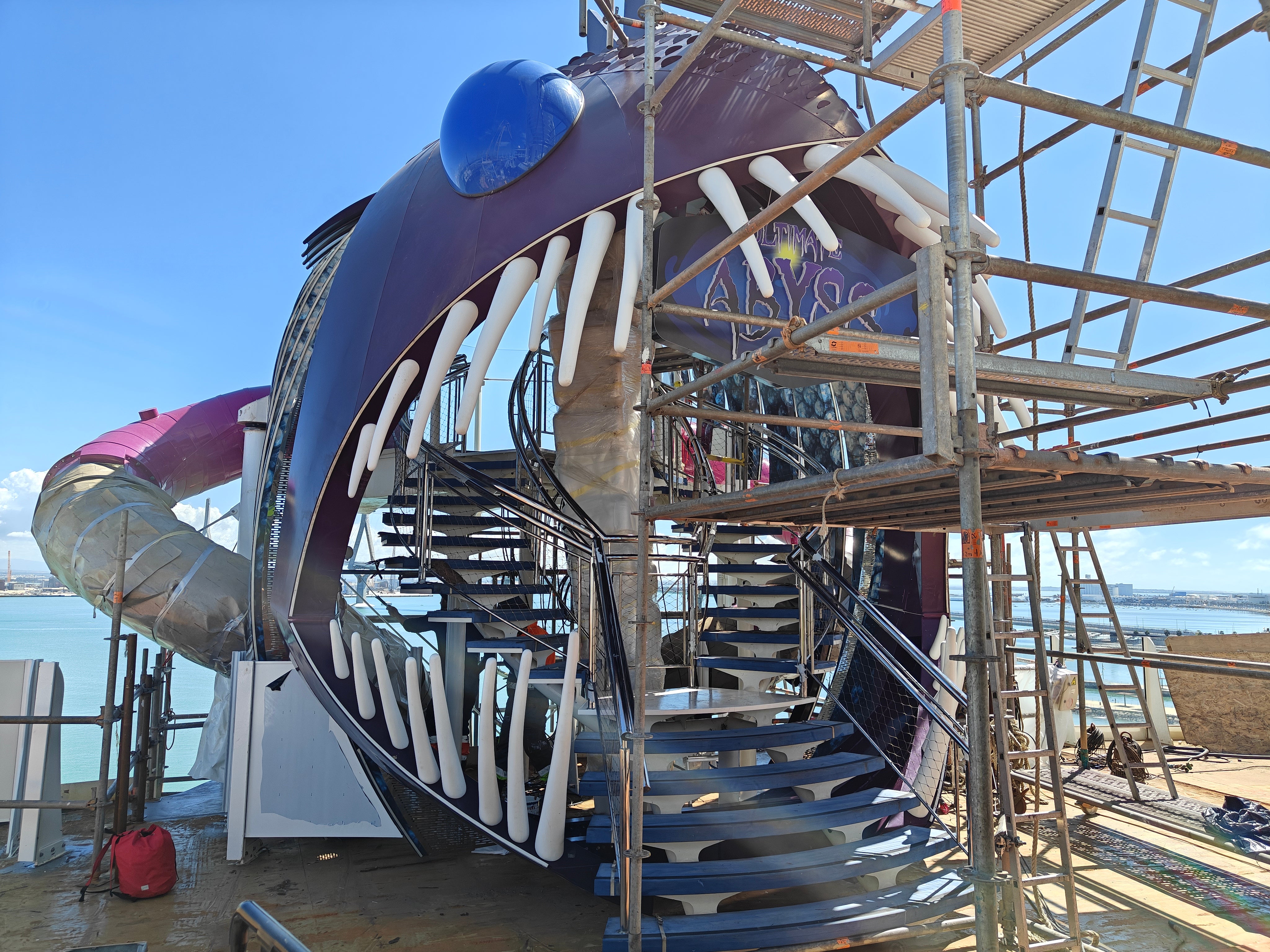 Thrill-seekers will be able to enjoy the Ultimate Abyss dry slide aboard Allure of the Seas