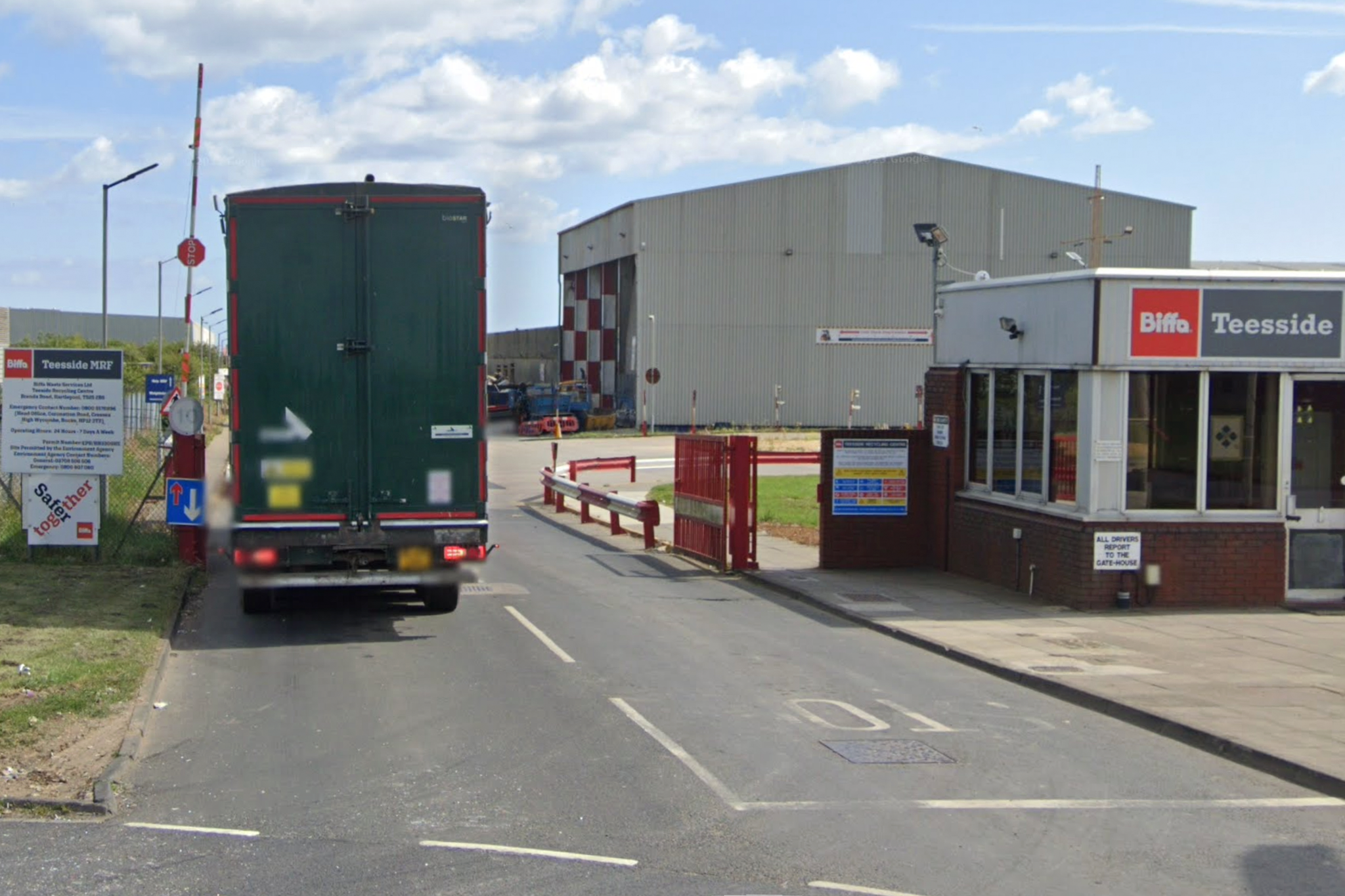 Local employees at the plant called the police after finding bones