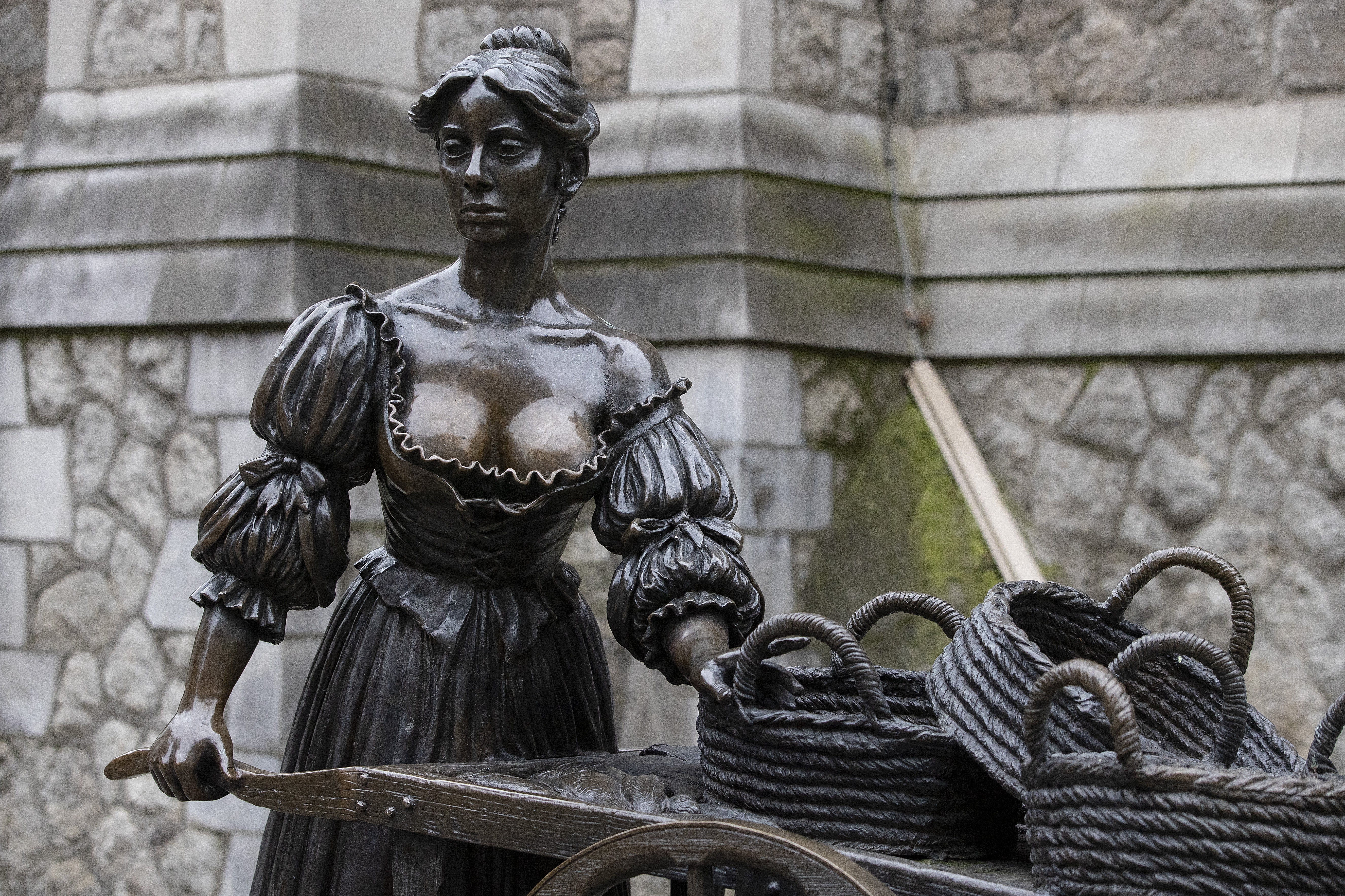 Dublin City Council have stepped in to protect a famous statue of Molly Malone after complaints her breasts were being groped by tourists