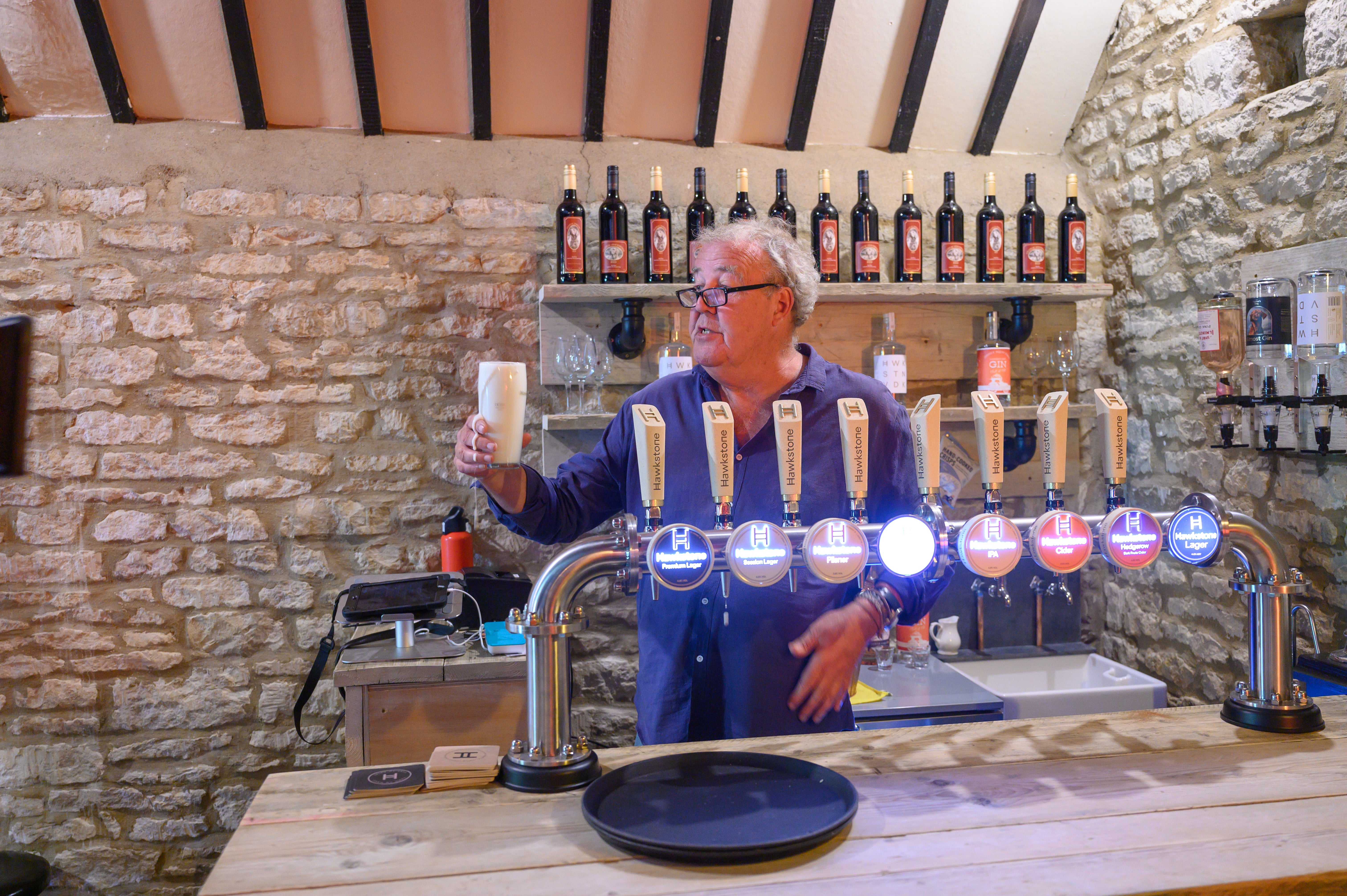 First look: Jeremy Clarkson behind the bar at his Farmer’s Dog pub in season four of ‘Clarkson’s Farm’