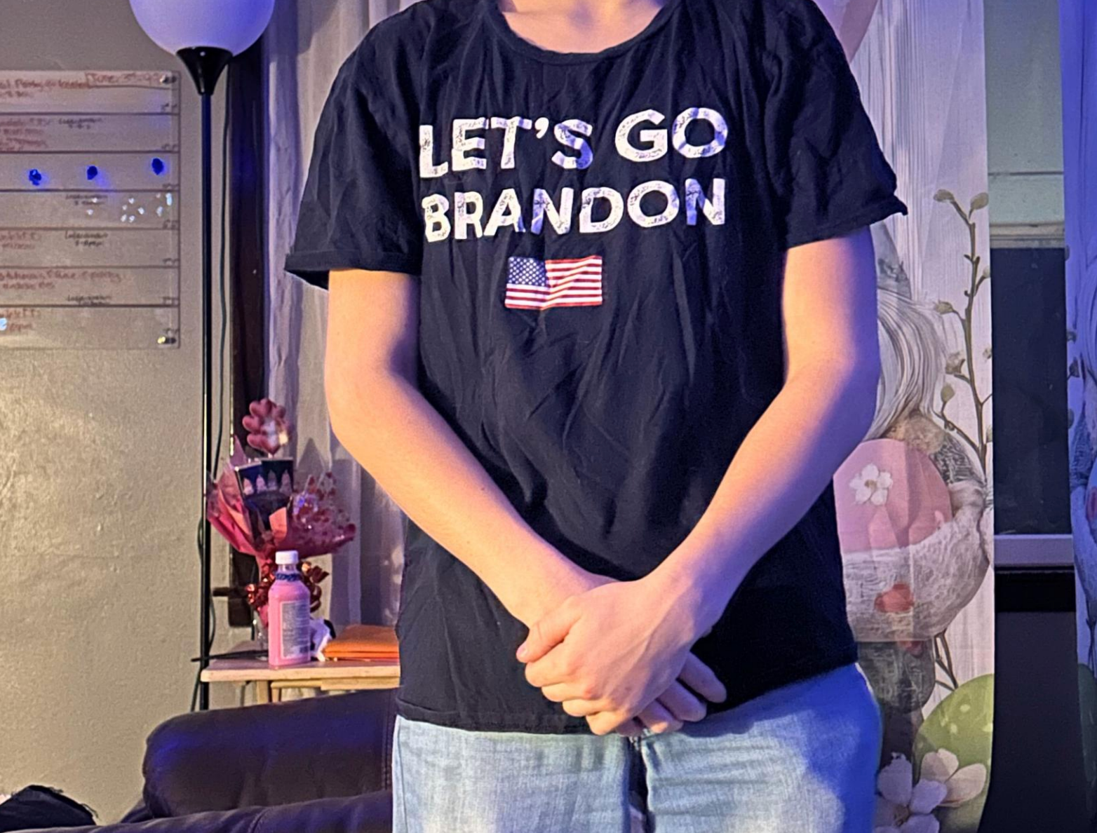 The shirt in question, which landed C.C. in detention, according to court filings