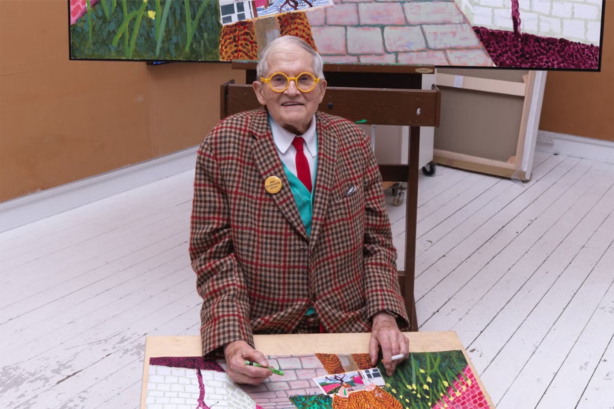 The 87-year-old art legend isn’t slowing down in 2025, having had one of the most ‘monumental’ shows of his career