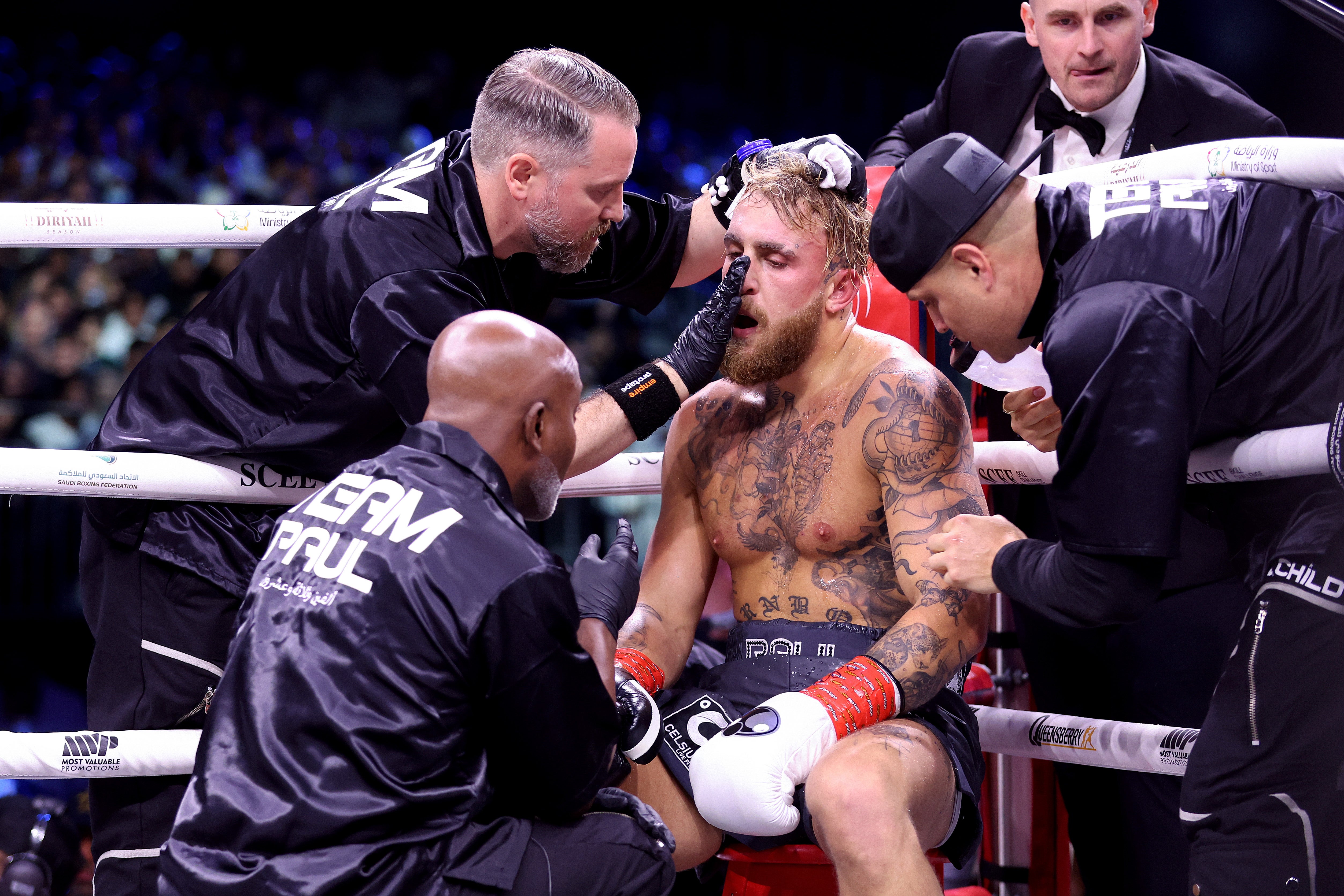Torn eyelids, Jake Paul and the wildest superstition – this boxing coach and cutman has seen it all