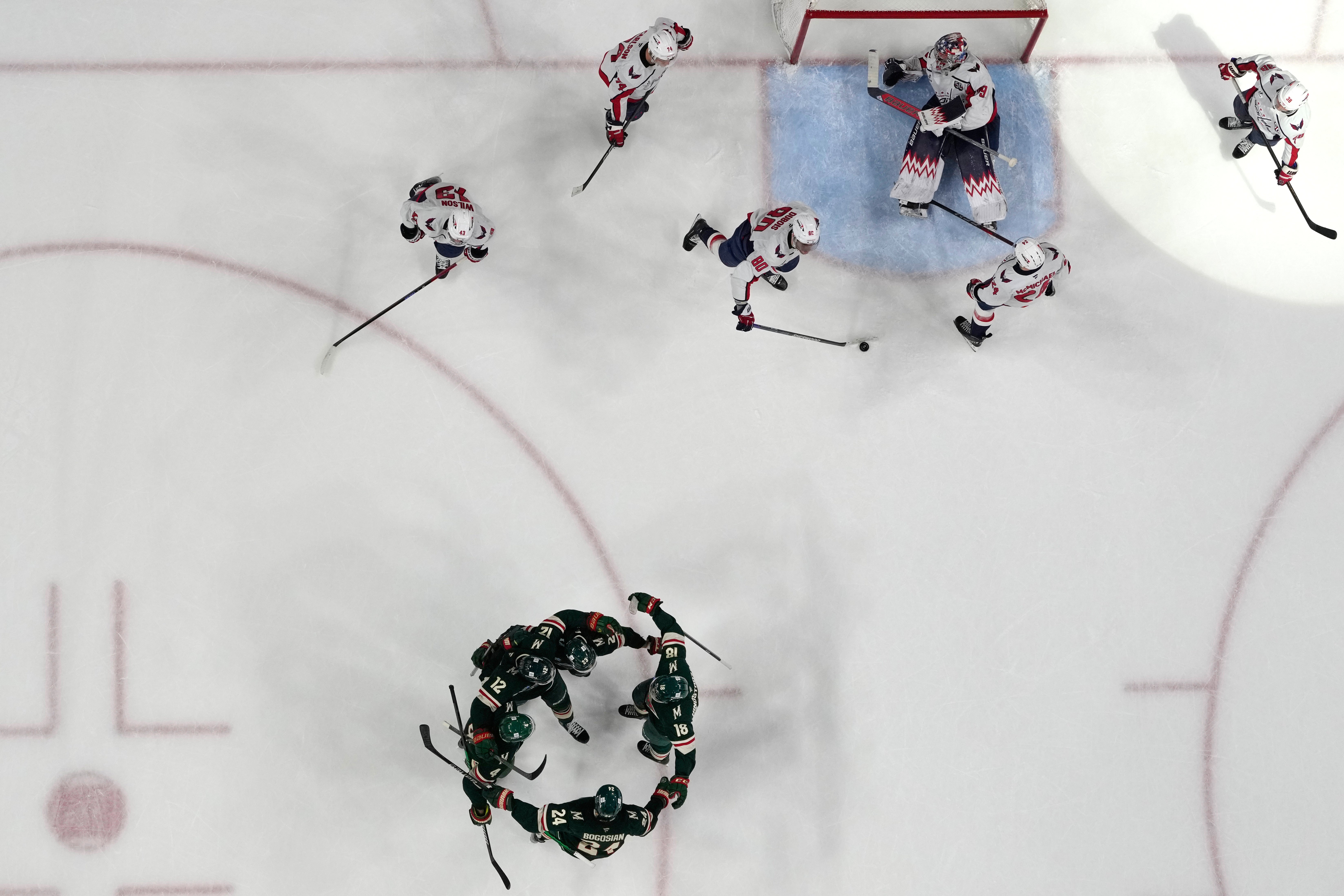 APTOPIX Capitals Wild Hockey