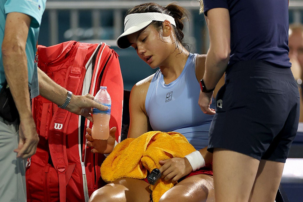 Emma Raducanu withdraws from GB Billie Jean King Cup squad to ‘look after body’