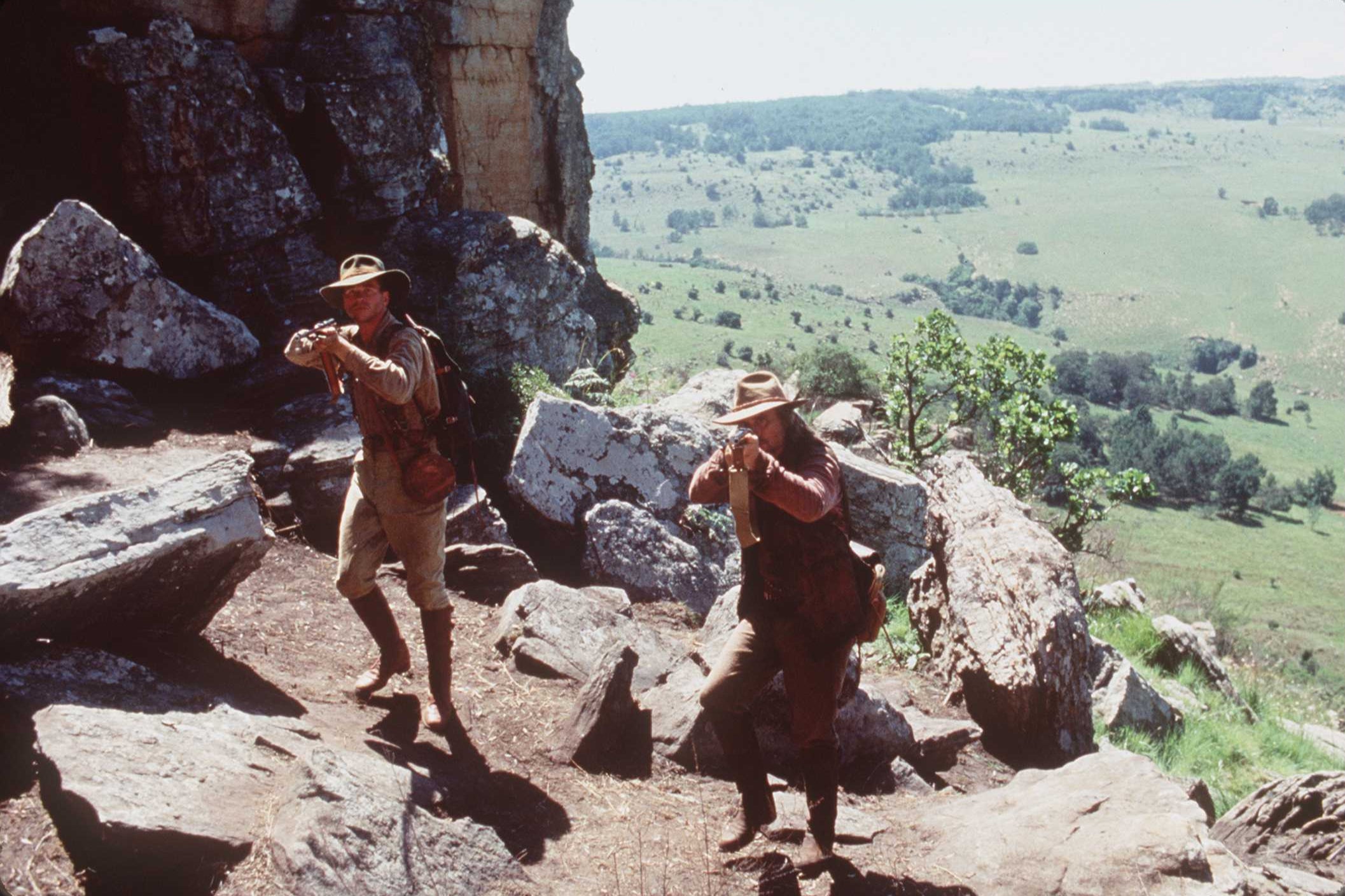 Michael Douglas and Val Kilmer in 'The Ghost and the Darkness'