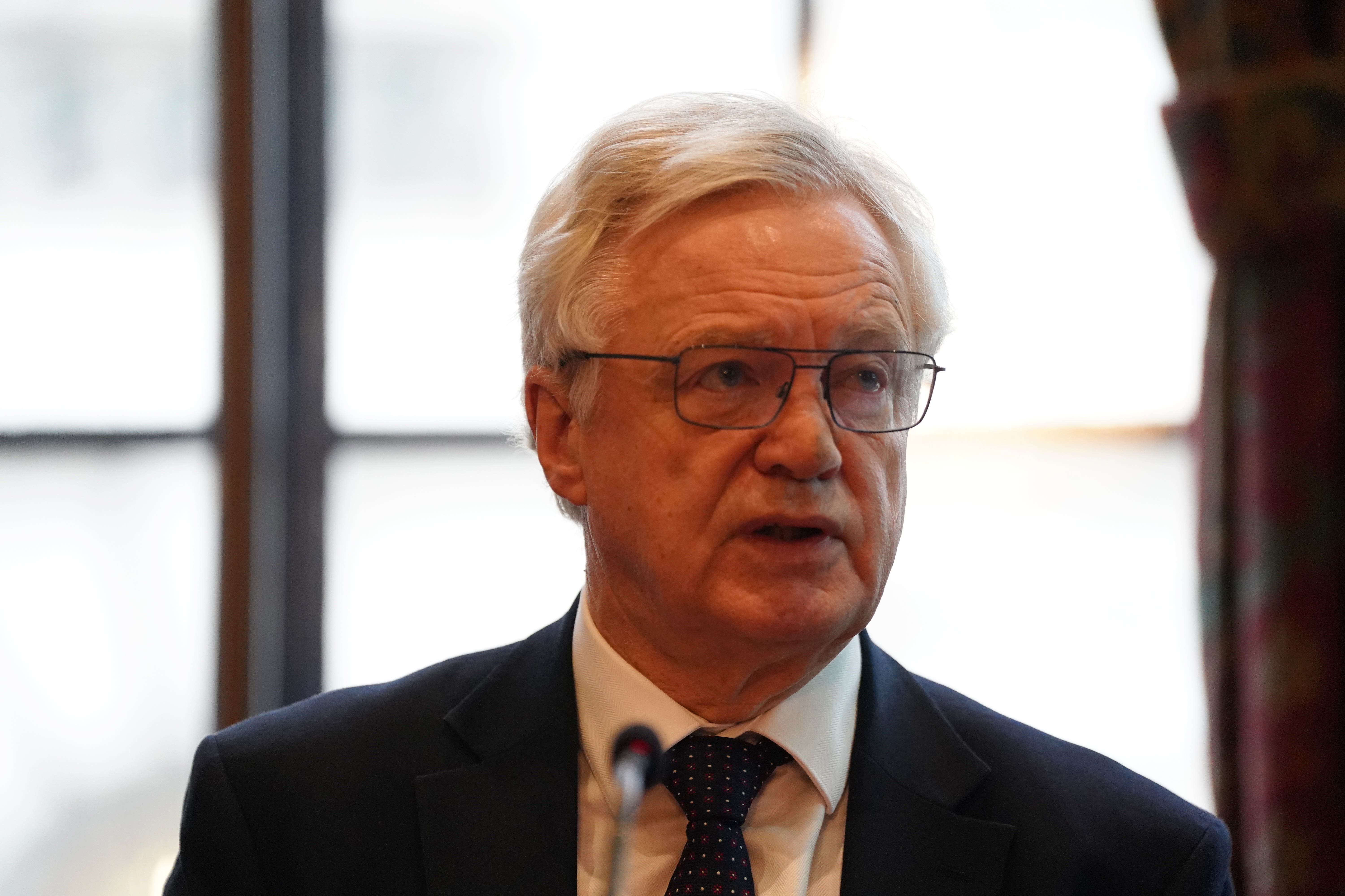Conservative former minister Sir David Davis (Ben Whitley/PA)