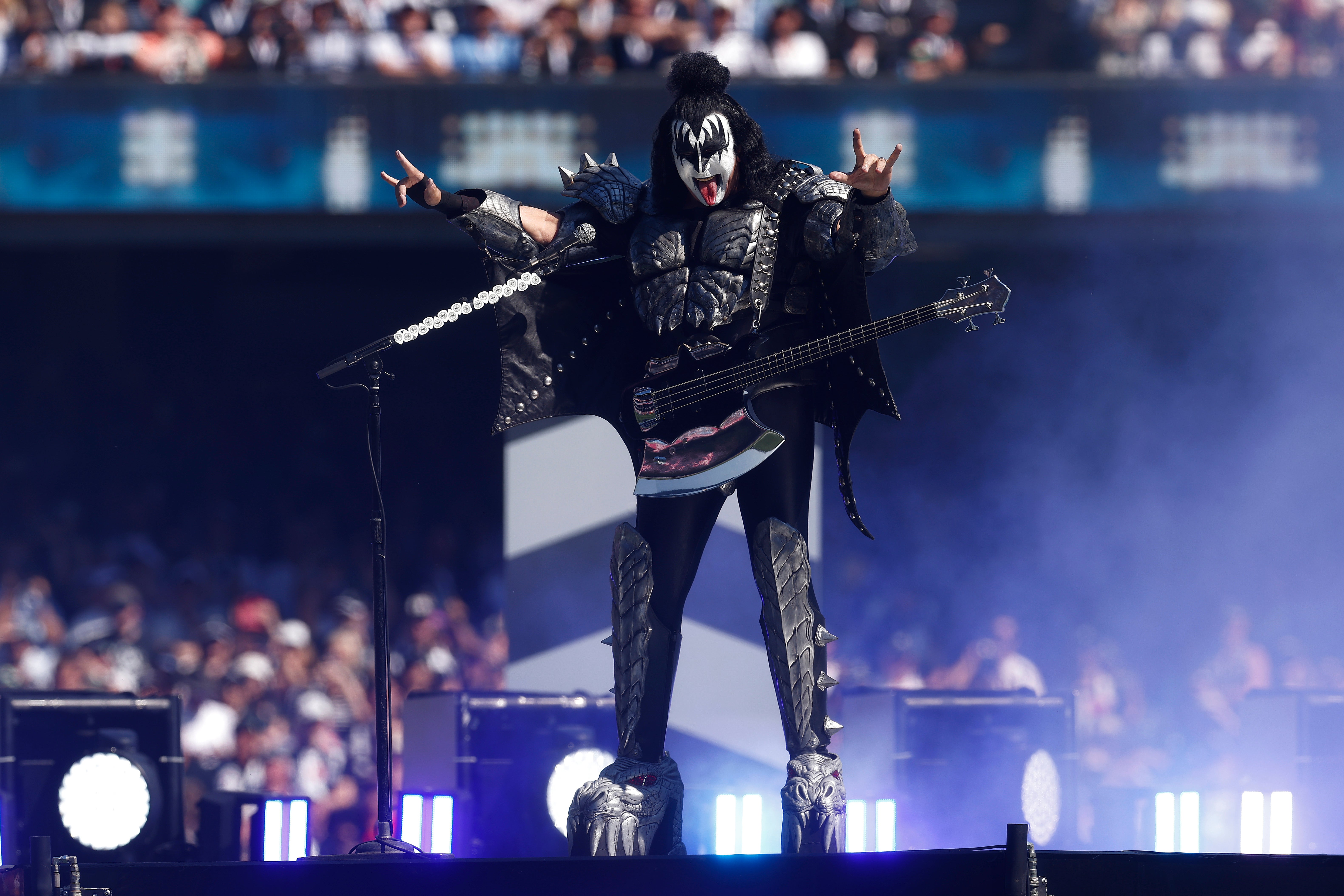 Gene Simmons performing in Melbourne, Australia