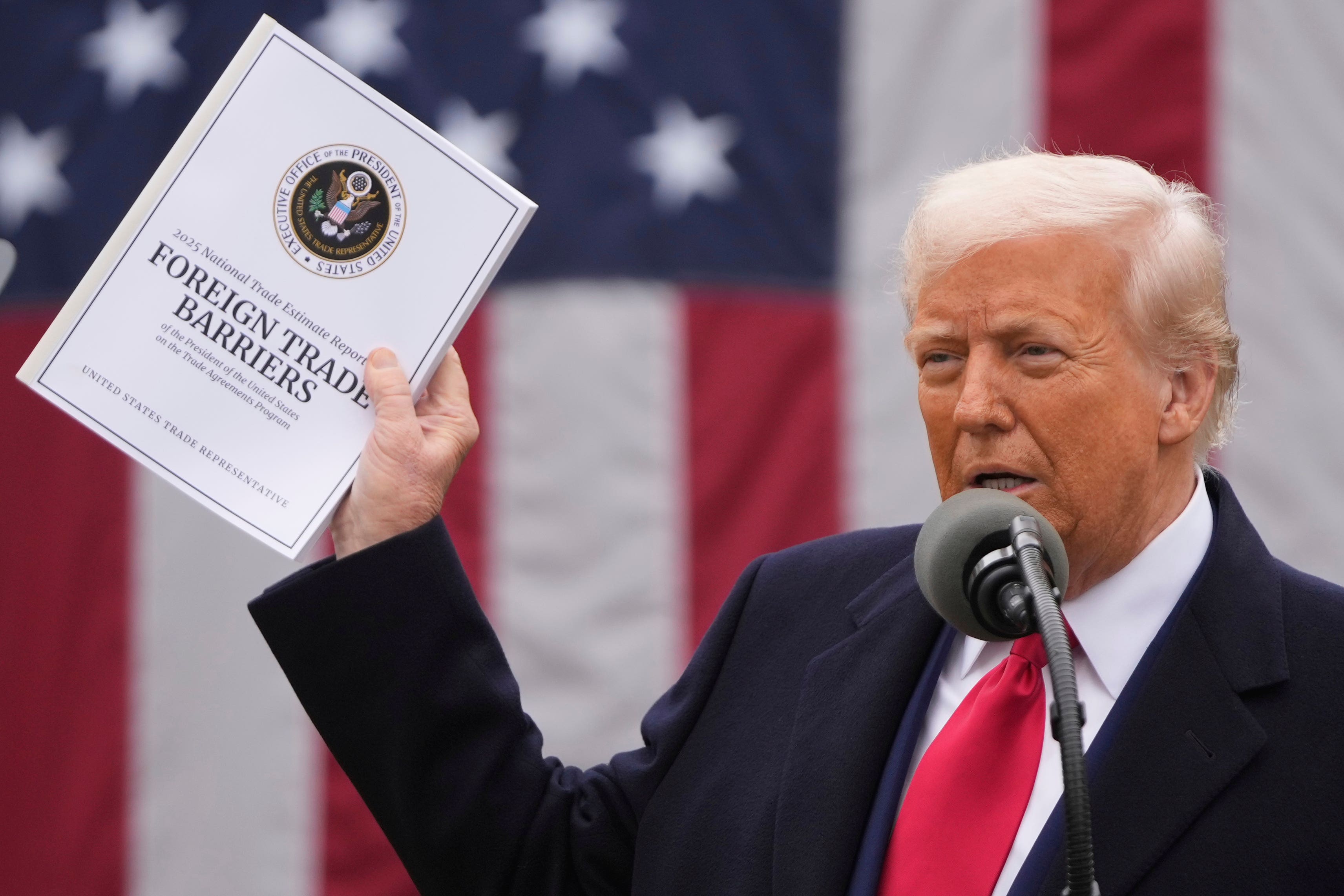 President Donald Trump (Mark Schiefelbein/AP)