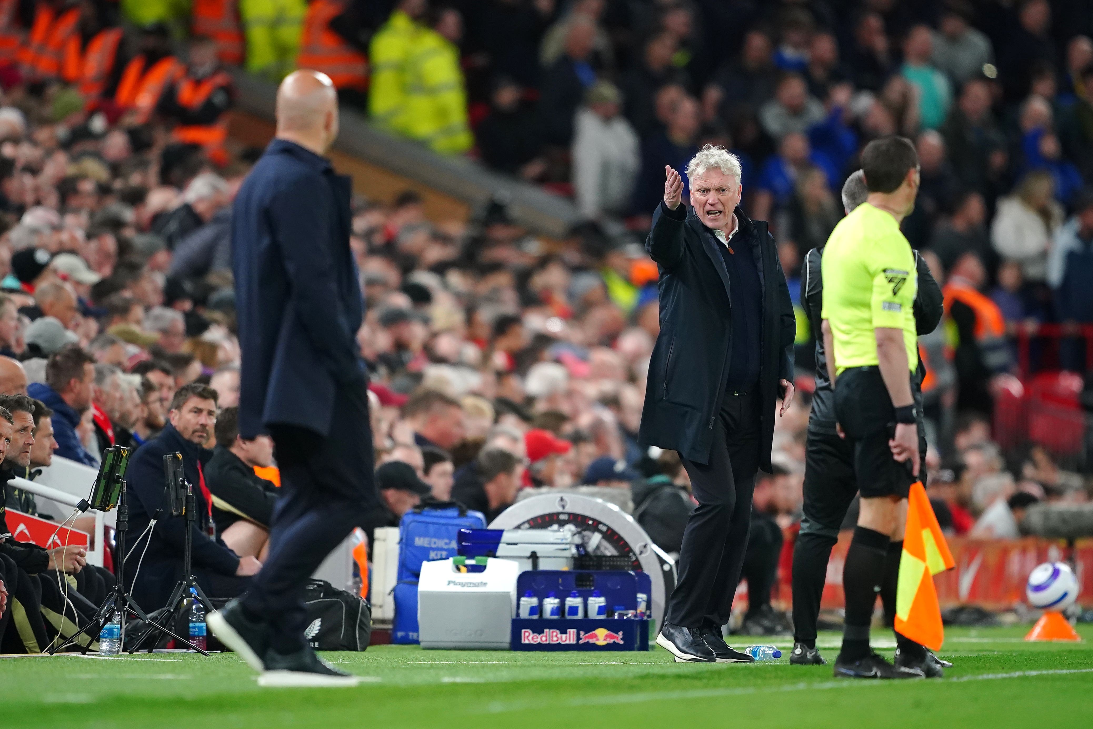 He’s offside – David Moyes bemoans Diogo Jota winner as Liverpool edge derby