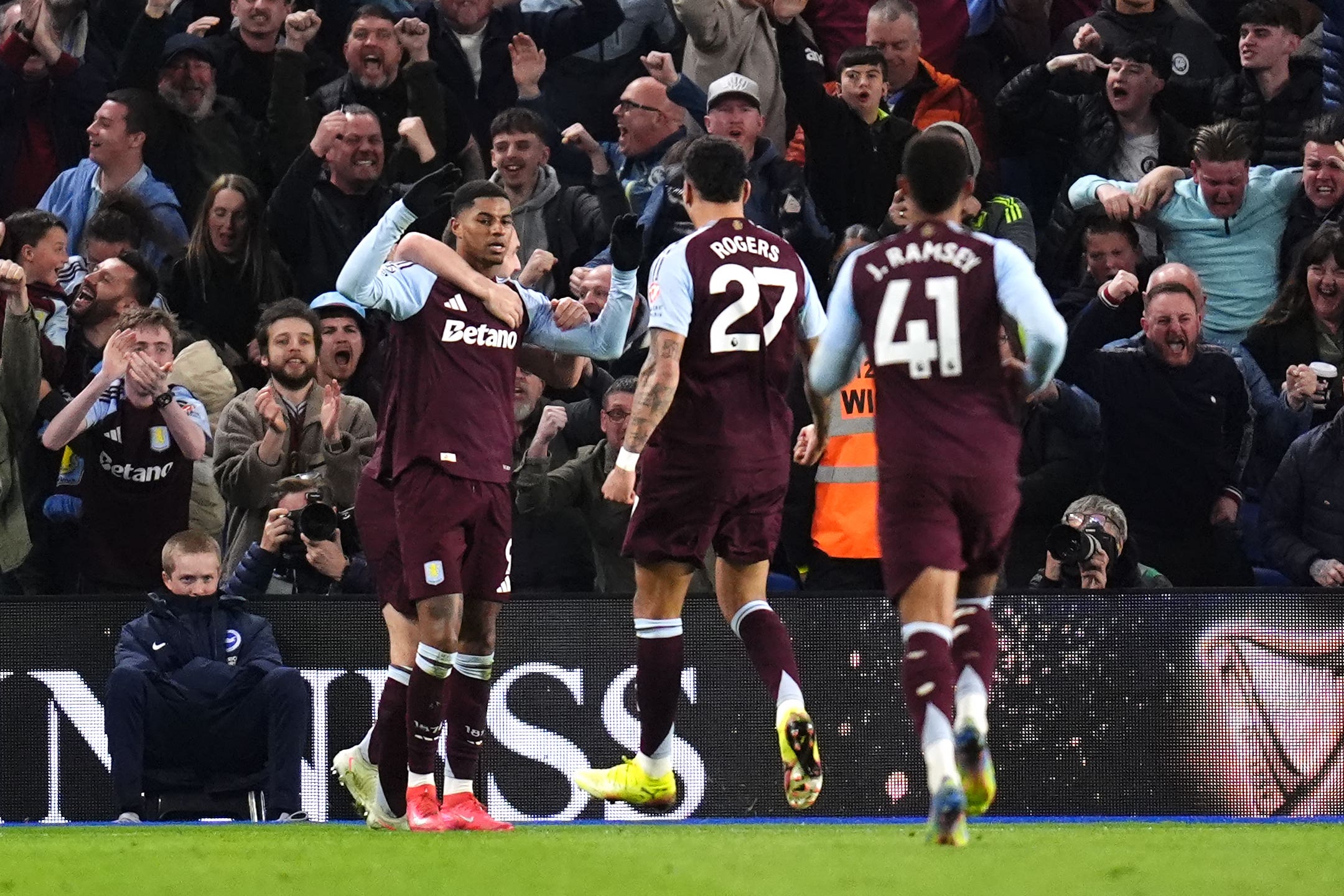 Marcus Rashford was on target for the third time in two games (John Walton/PA)