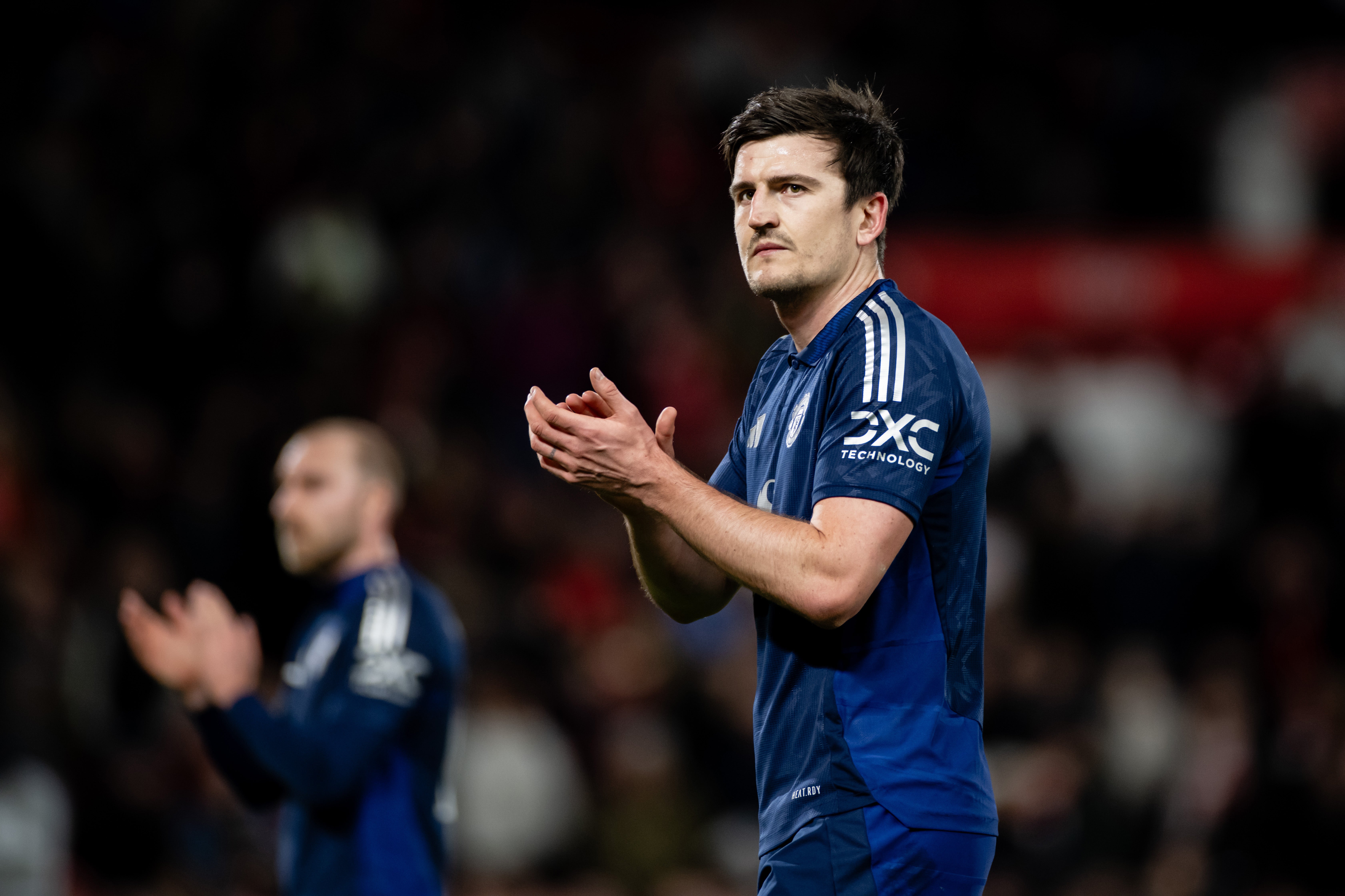 Harry Maguire was utilised briefly as a striker by Ruben Amorim