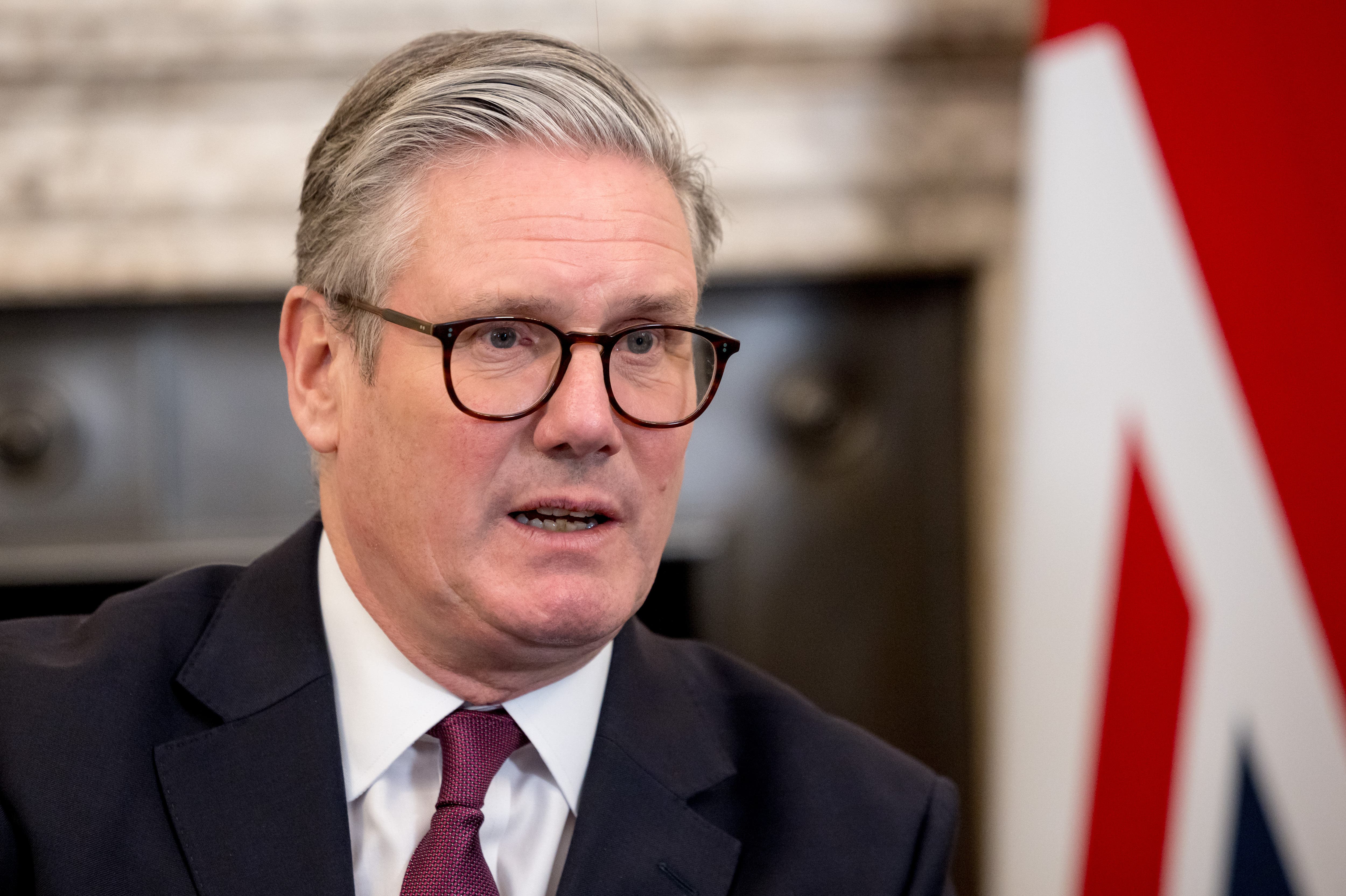 Prime Minister Sir Keir Starmer said the UK will keep a ‘cool head’ in reaction to US tariffs (Jack Taylor/PA)