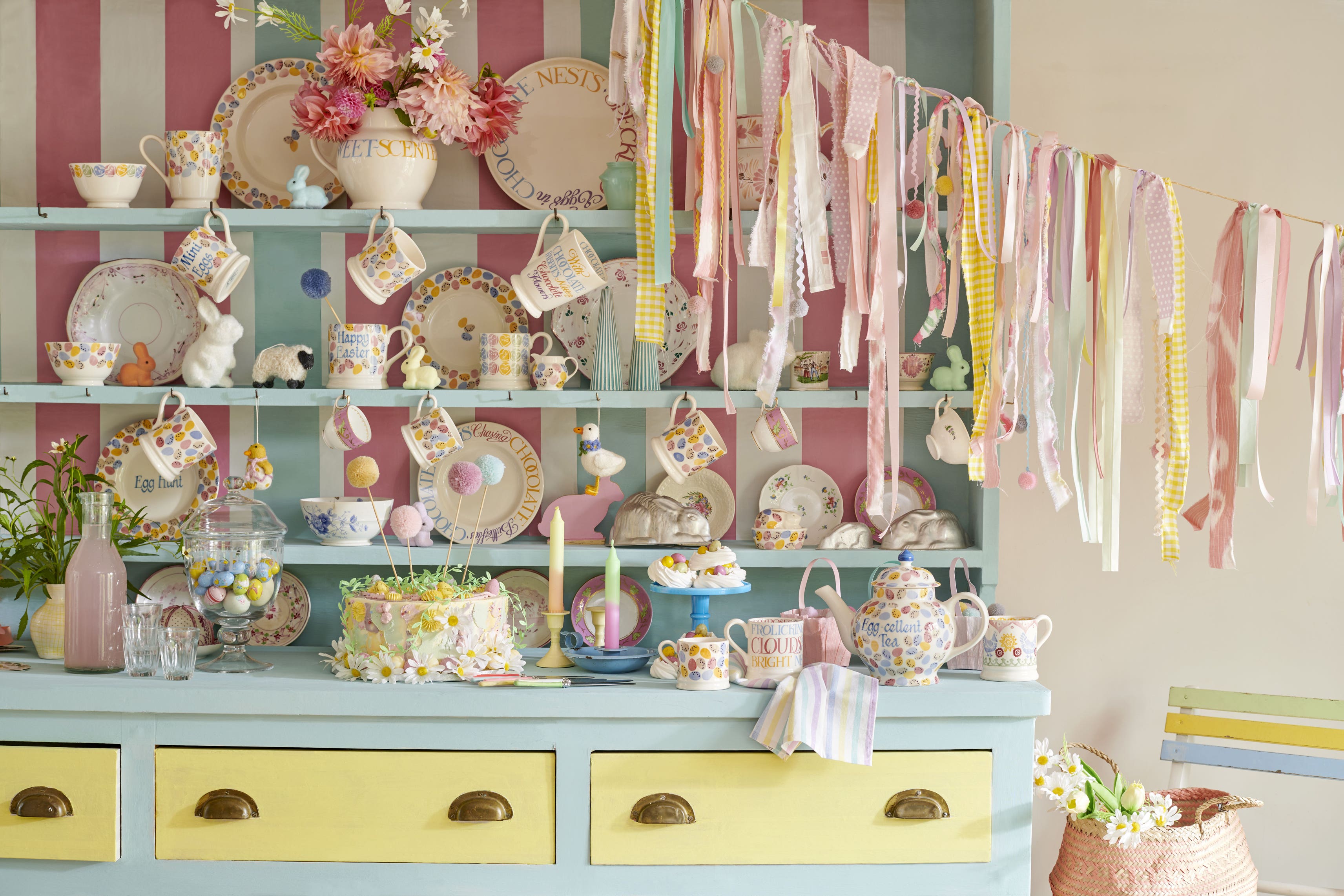 Pastel tablescapes, springtime decor and craftwork to style up your space (Emma Bridgewater/PA)