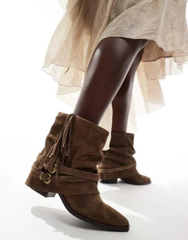 <p>Slouchy ankle boots were the biggest boot trend spotted on this year’s runways</p>