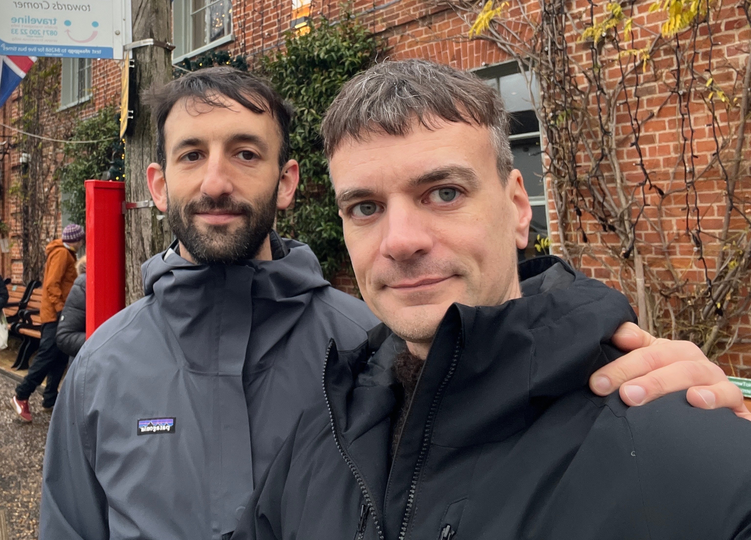 Mr Sutton (right) said his partner never received the refund