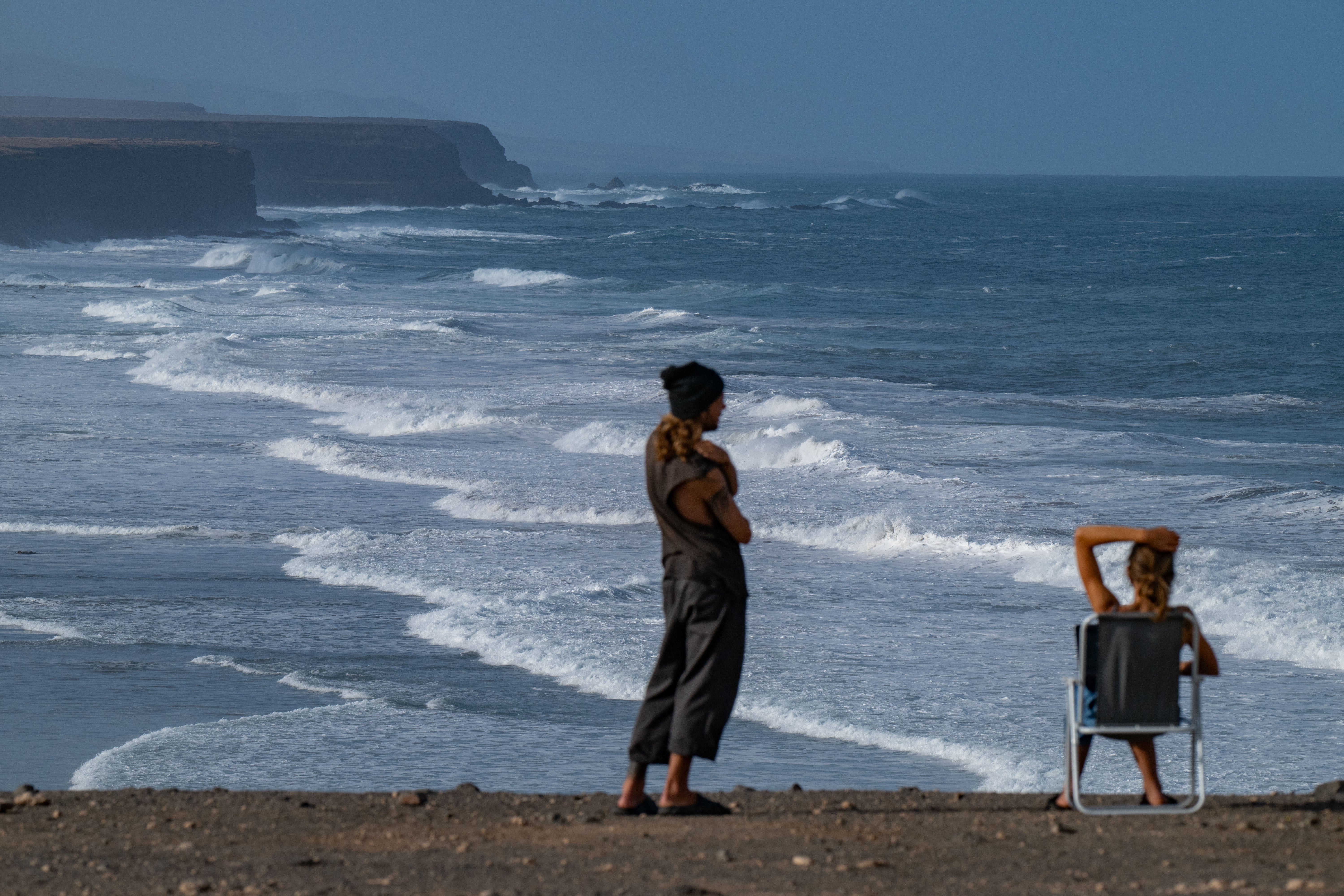 Winds of up to 80mph are expected to his the island of La Palma on Thursday, but other islands will also be impacted by Storm Nuria, including Fuerteventura, pictured