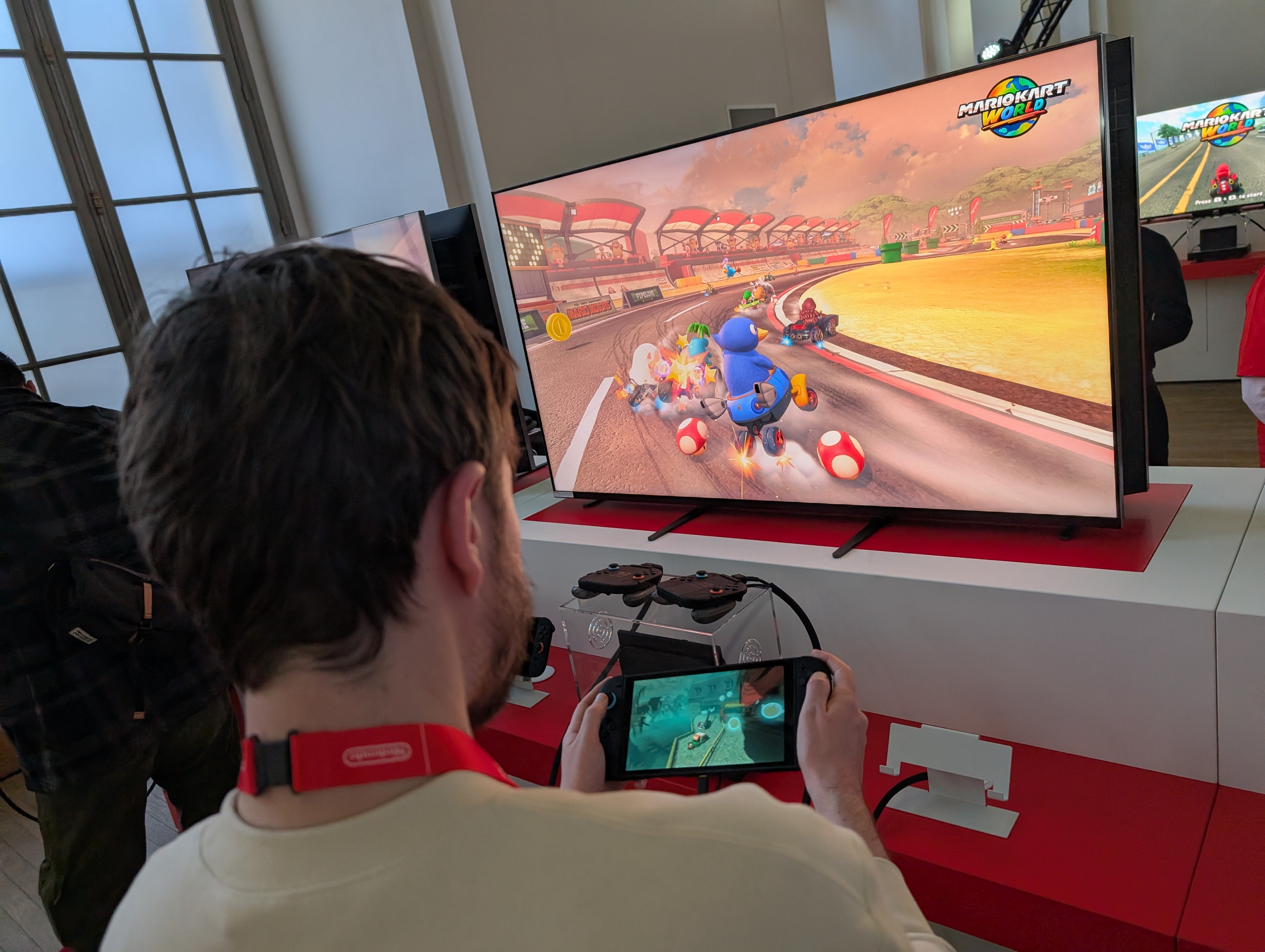 Playing Mario Kart World on the Nintendo Switch 2