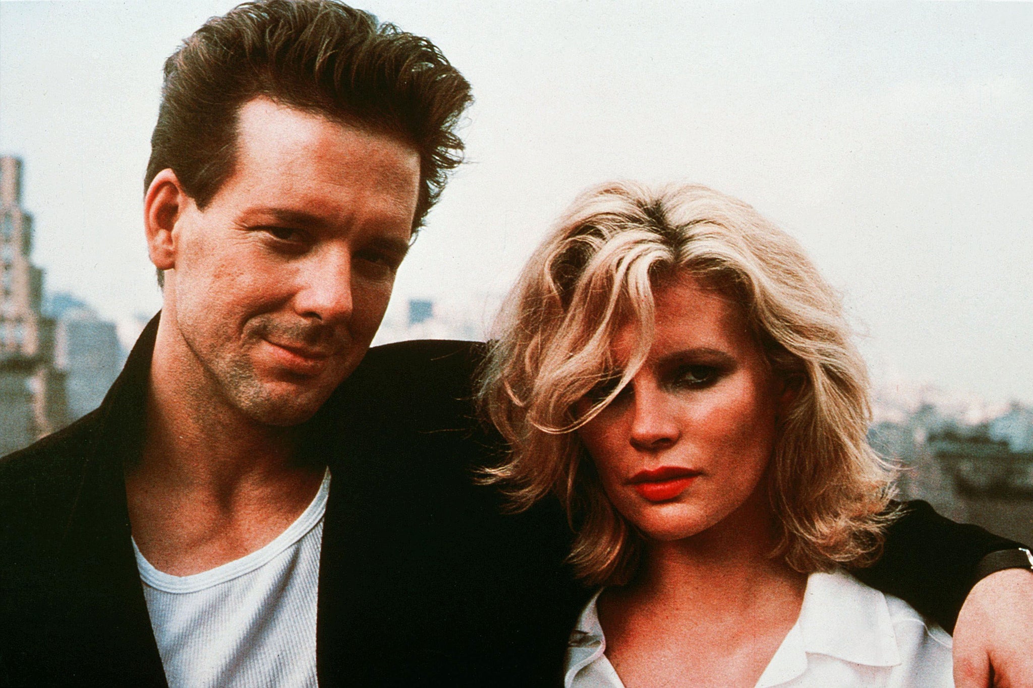 Early fame: Rourke alongside Kim Basinger in the seminal erotic drama ‘9½ Weeks’