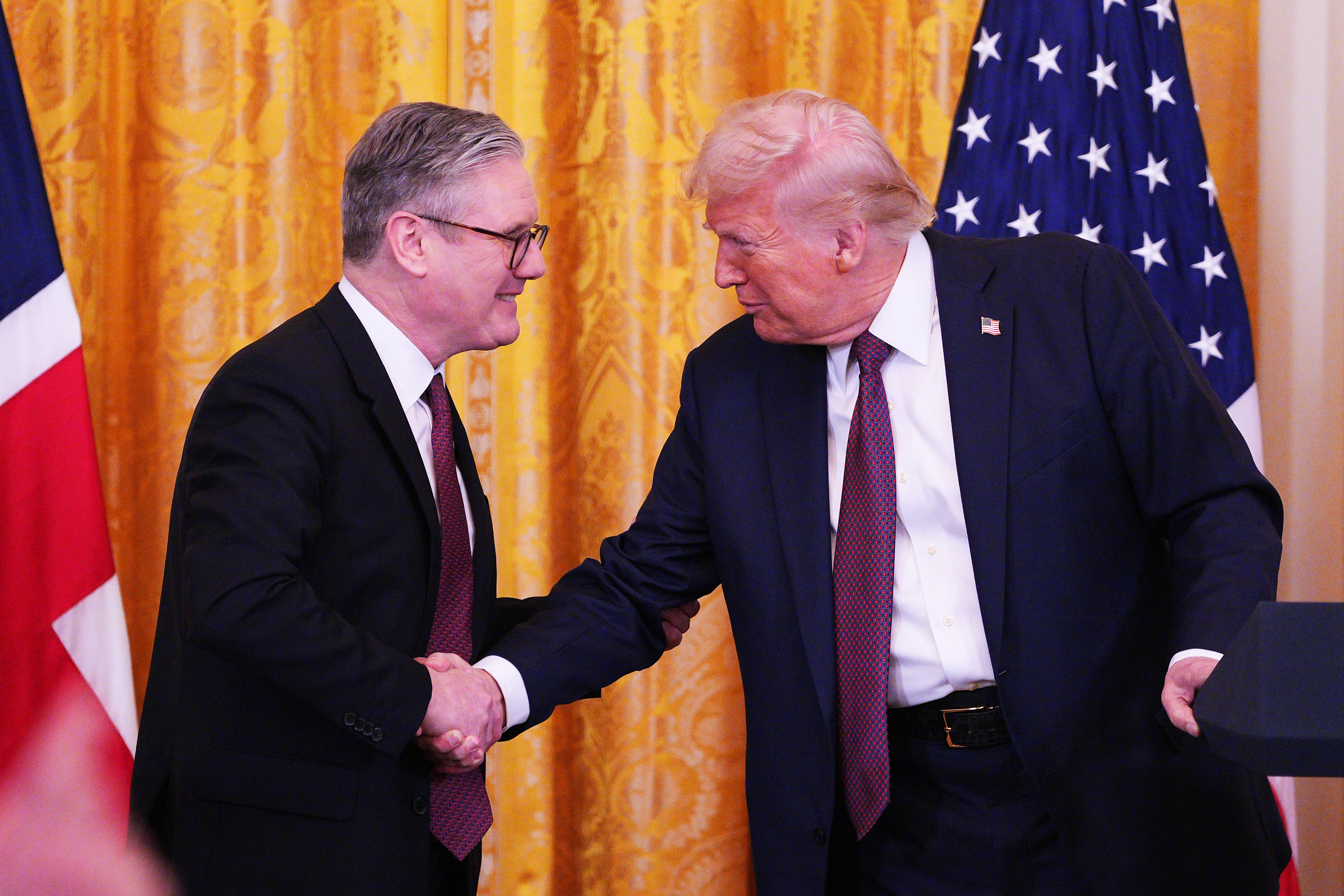 Prime Minister Sir Keir Starmer and US President Donald Trump