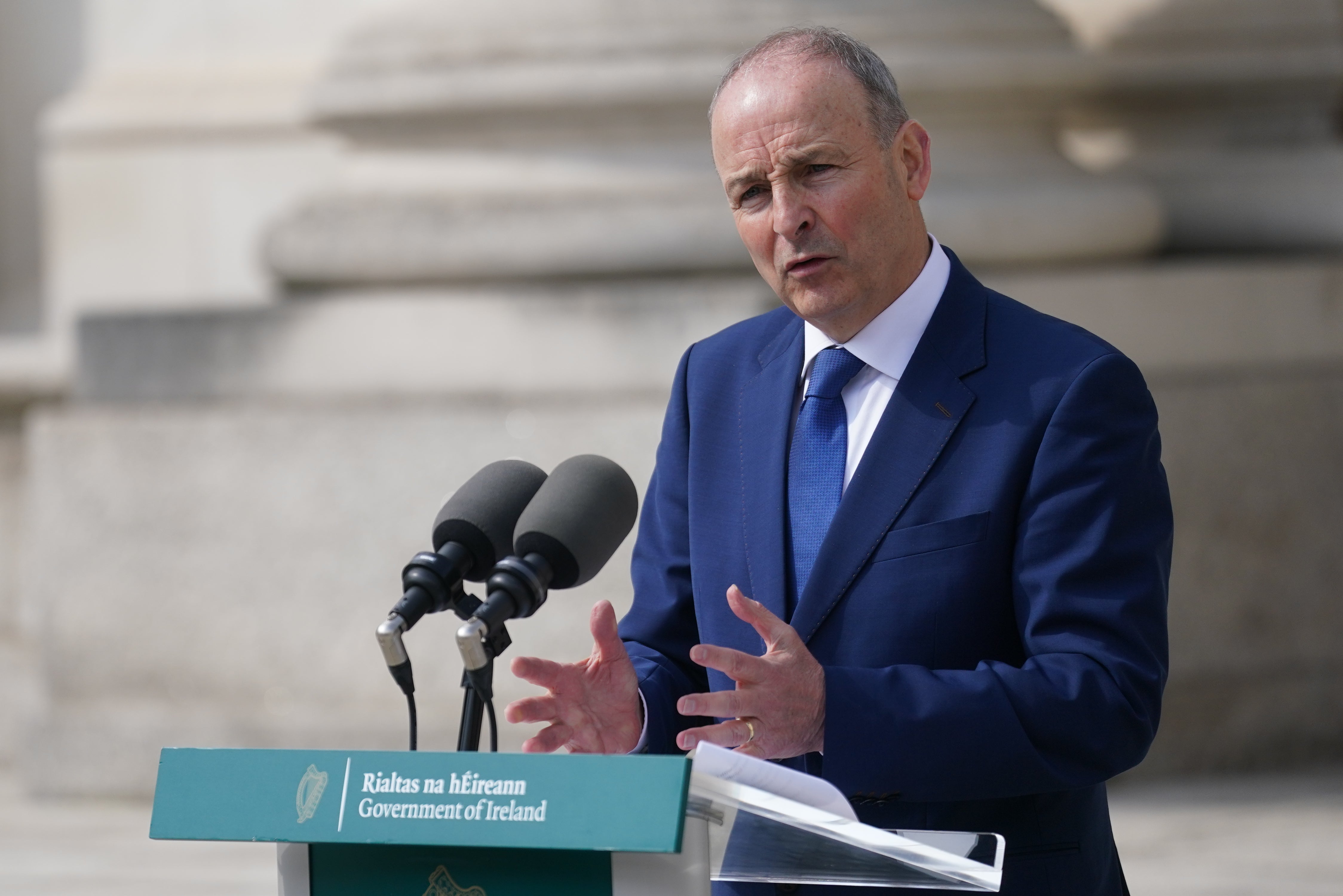 Irish taoiseach Micheal Martin said the tariffs were ‘deeply regrettable’