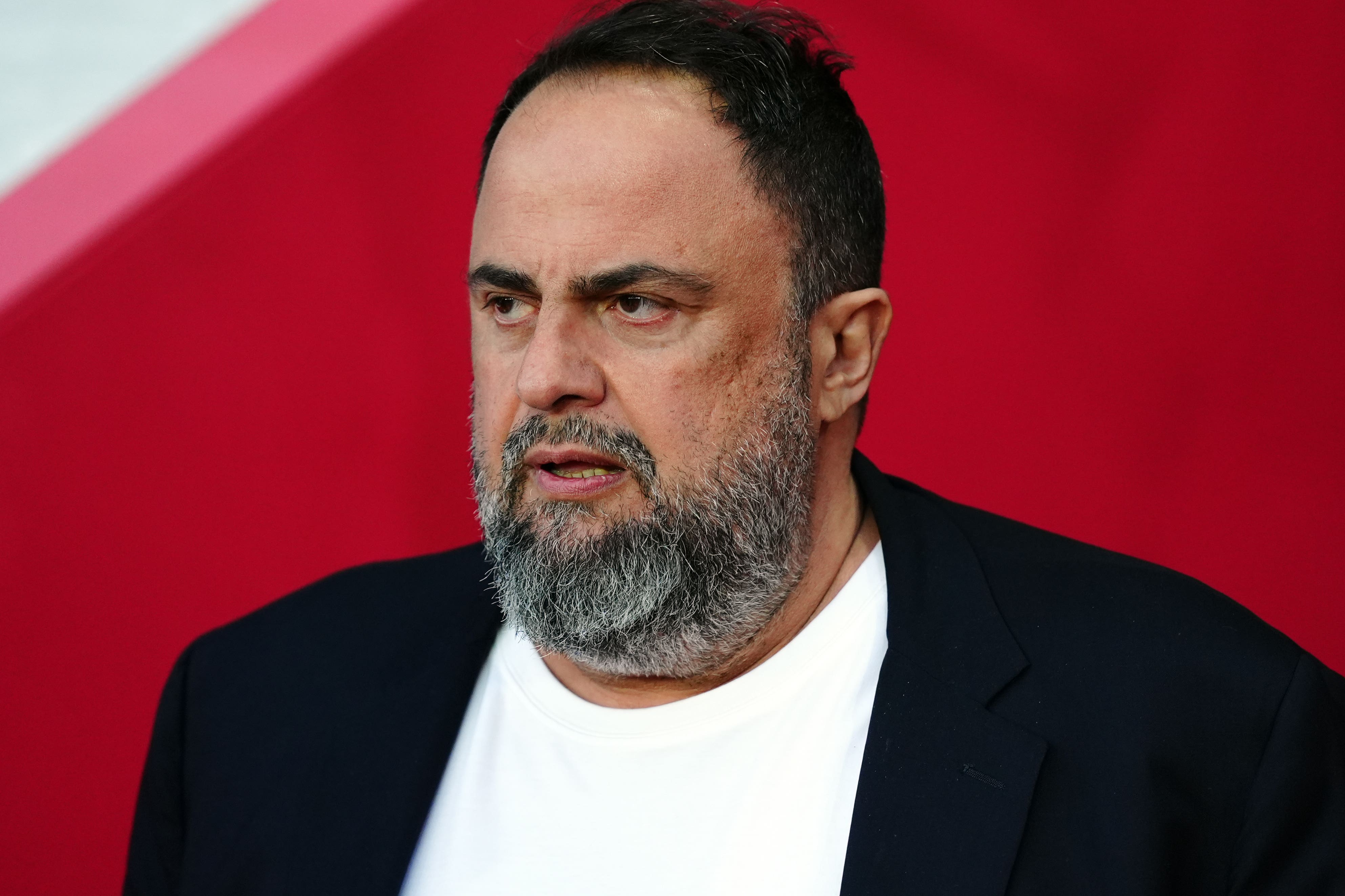 Olympiacos president Evangelos Marinakis, who also owns Nottingham Forest, is to stand trial on misdemeanour charges that he strongly denies (Mike Egerton/PA)