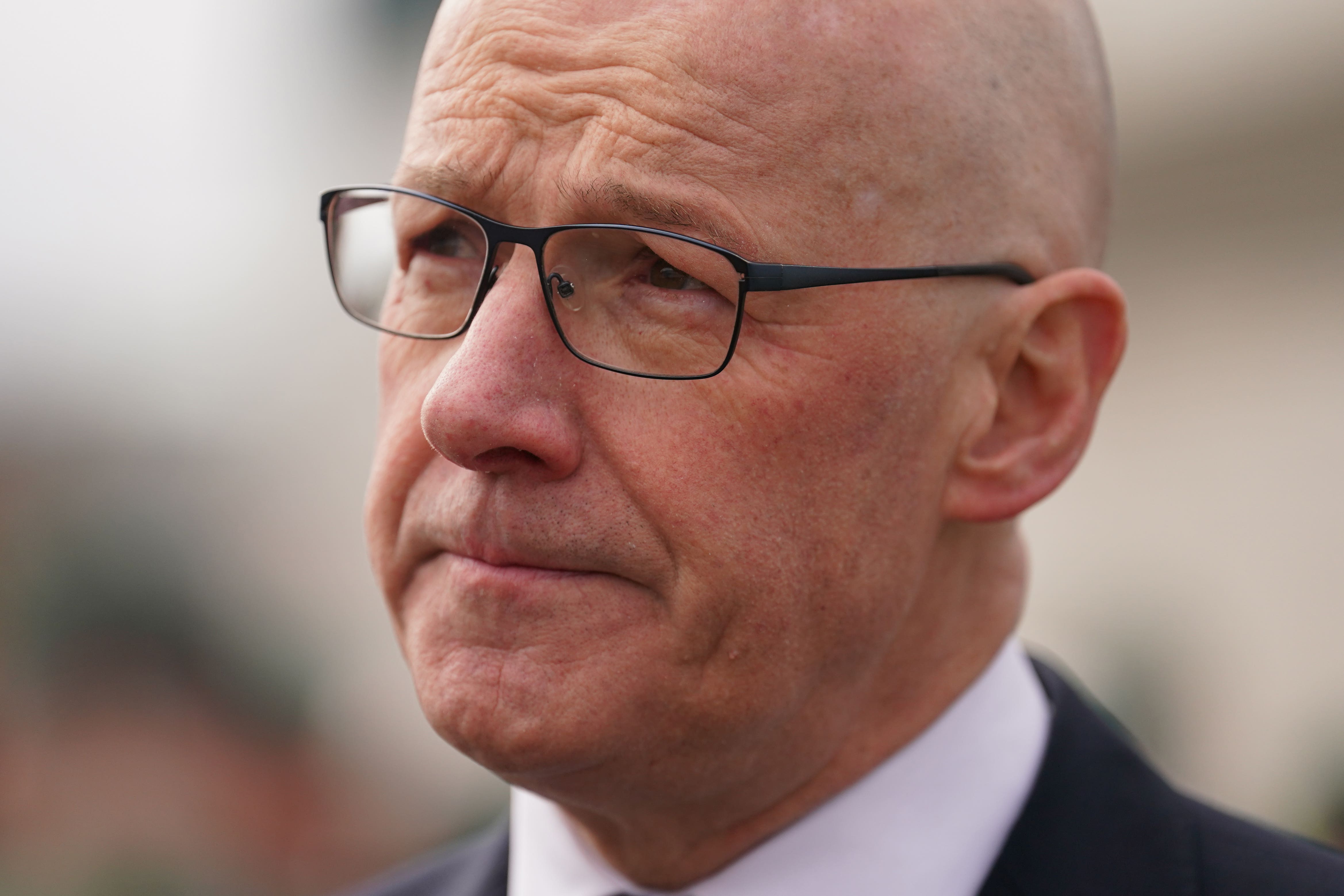 First Minister John Swinney said trade is a reserved matter for the UK Government (Andrew Milligan/PA)