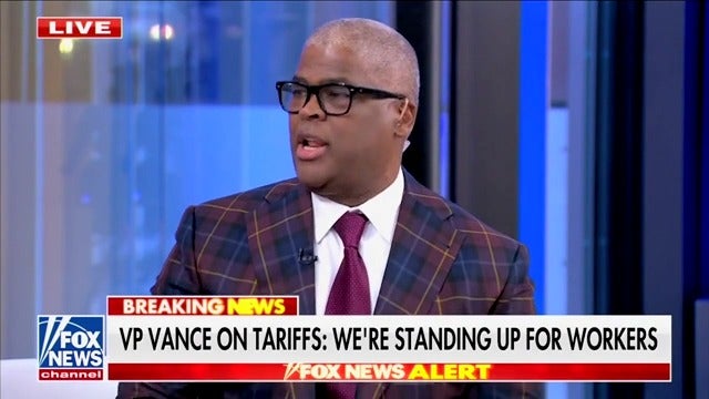 Fox Business host Charles Payne raged on Thursday about the media spending too much time focusing on the "pain" Trump's tariffs will cause Americans, saying this was all just the "art of the deal."