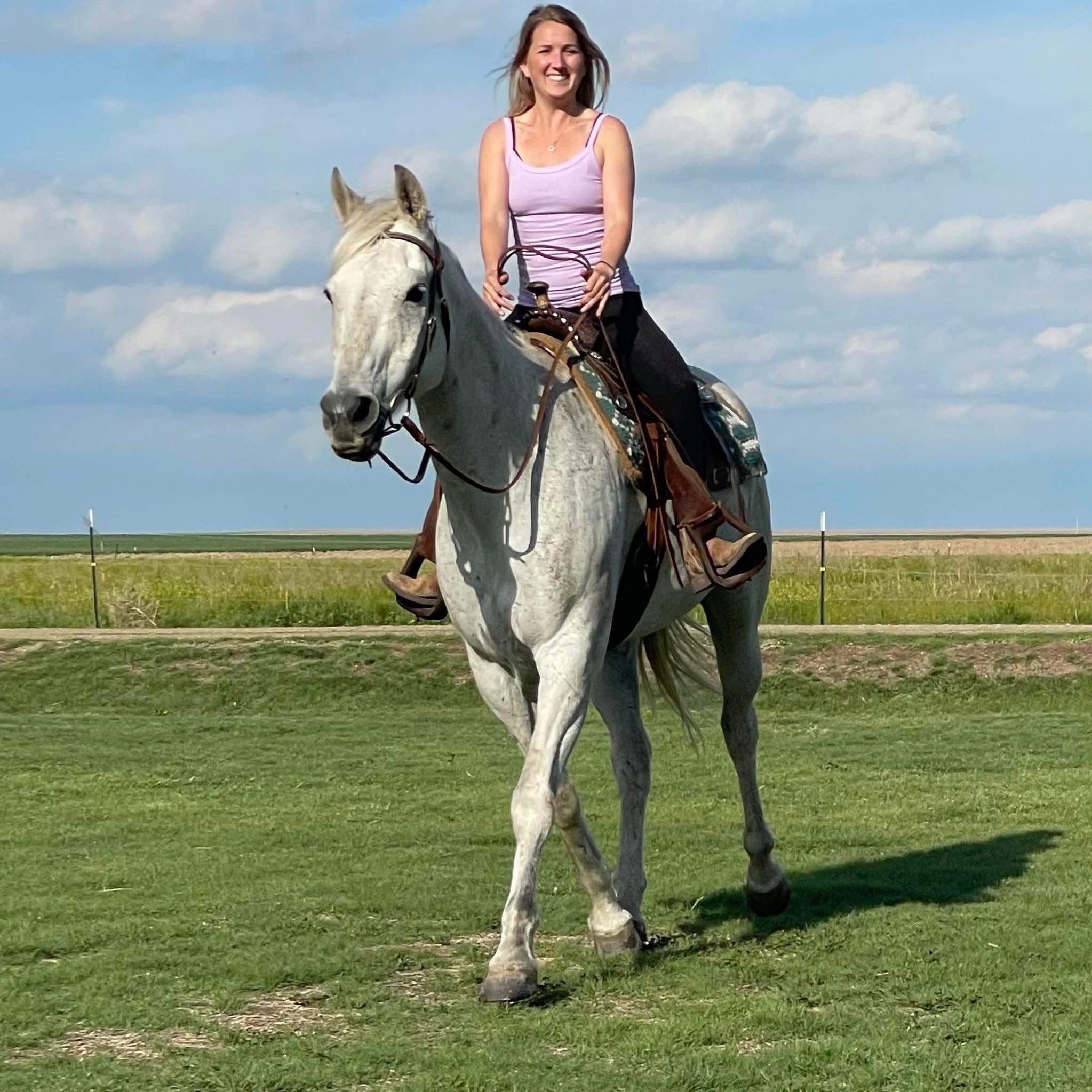 Allison has always loved horses, but didn't think she'd live long enough to have a career working with them