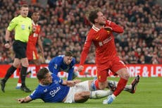 PGMOL admits James Tarkowski should have been sent off against Liverpool