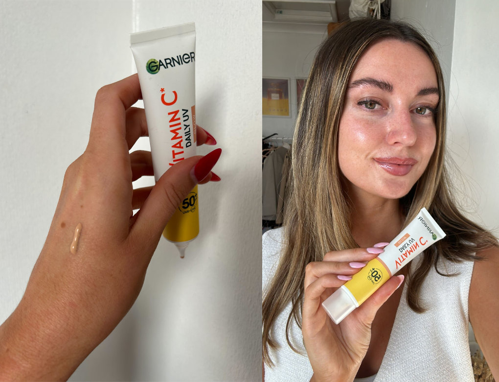 Testing the Garnier vitamin C SPF