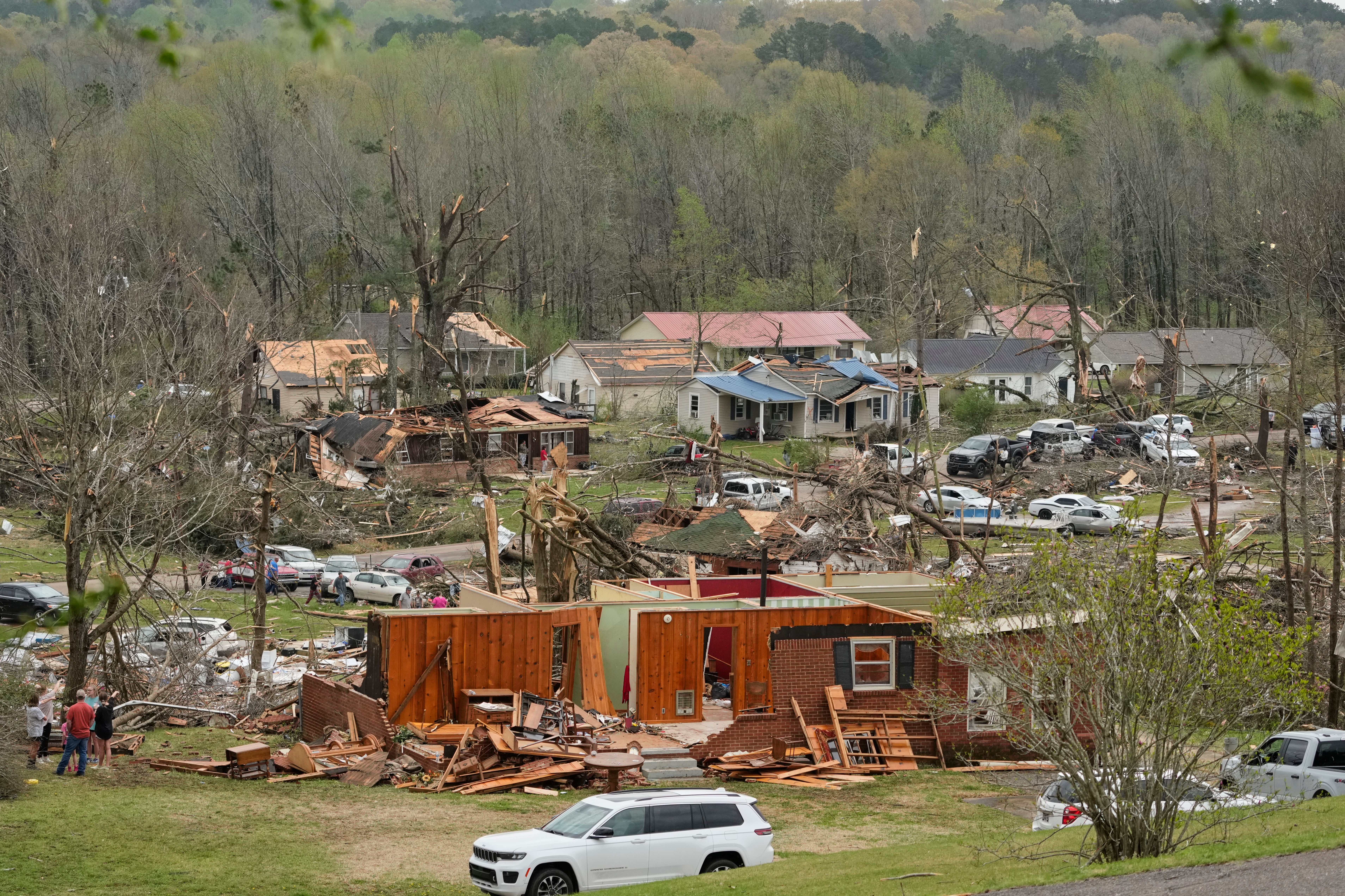 The storm is spawning tornados and flooding and causing significant damage in Tennessee