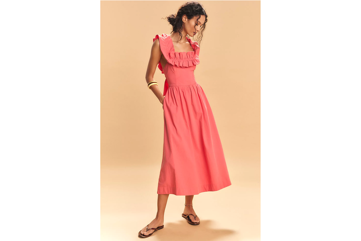 Best wedding guest dresses IndyBest review Free People free-est ruffle it up midi