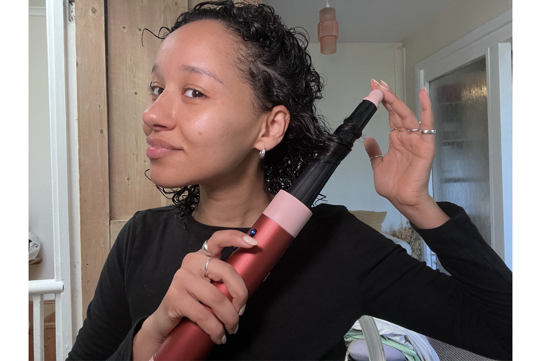 I tested each attachment on my curly 3B/3C hair