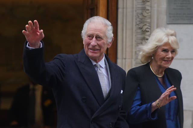 <p>Charles and Camilla (PA)</p>