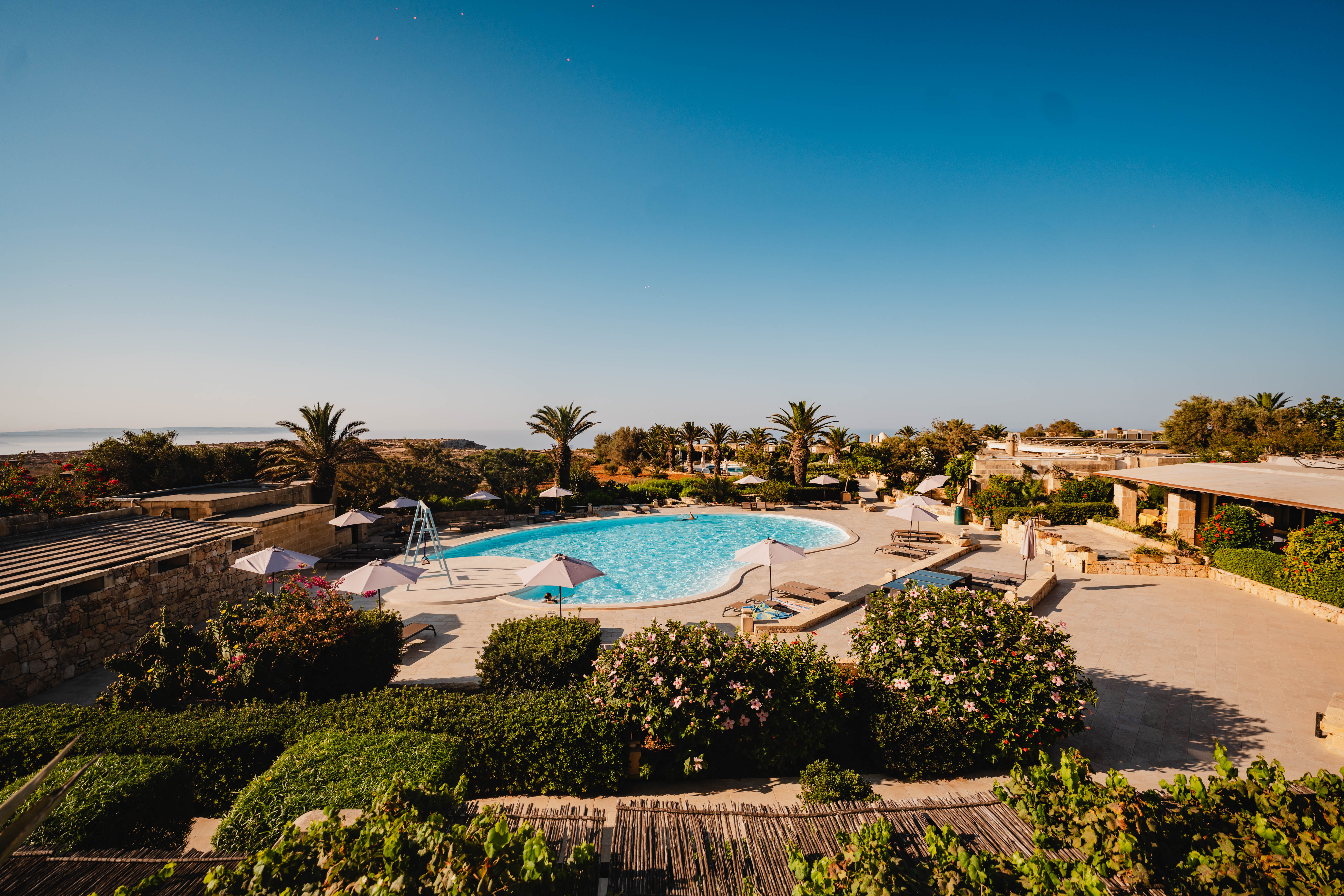 Swimmers and snorkellers will enjoy dips in the sea at Ta' Cenc Hotel & Spa