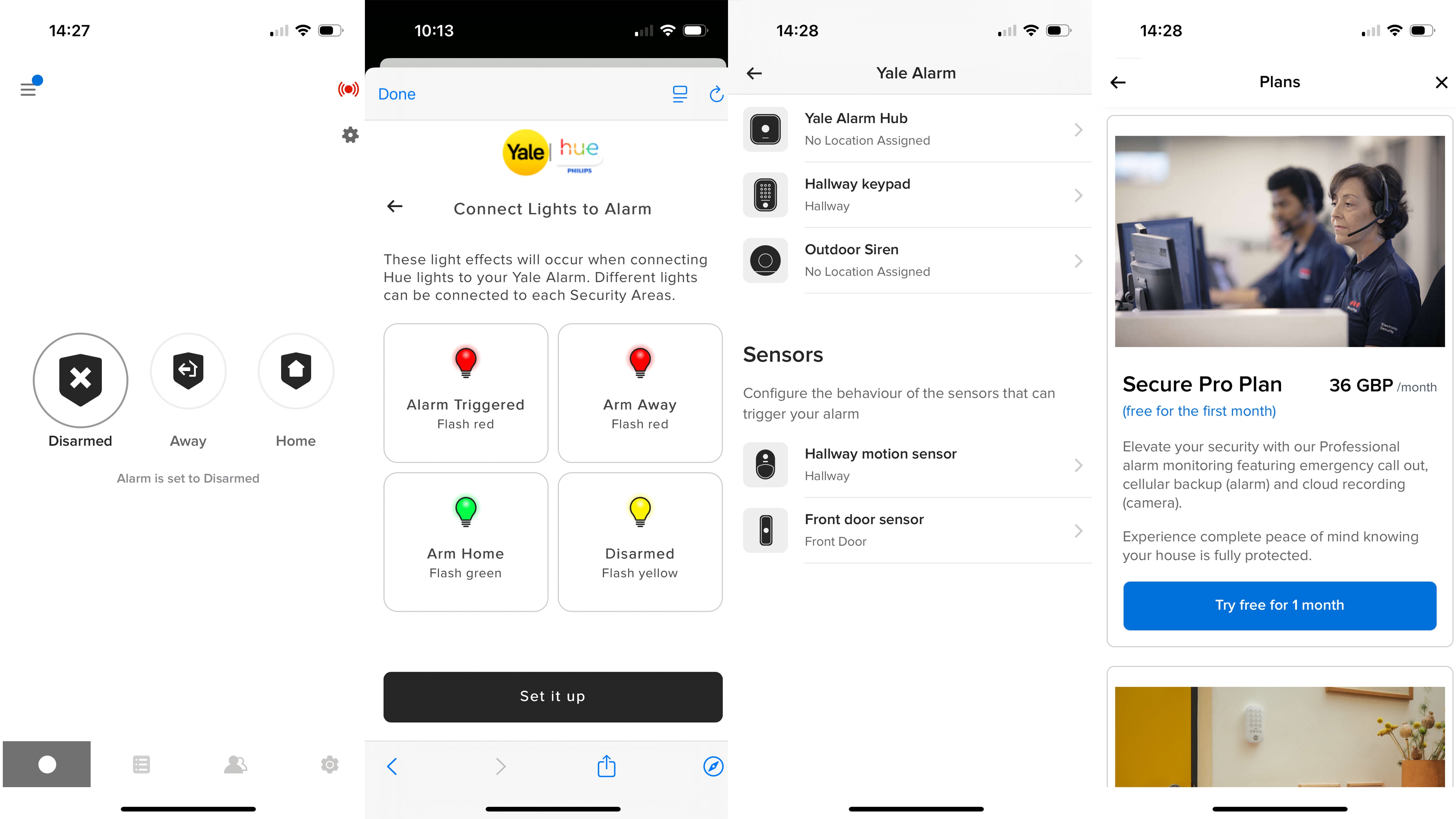 The Yale Home app also works with cameras, doorbells and locks