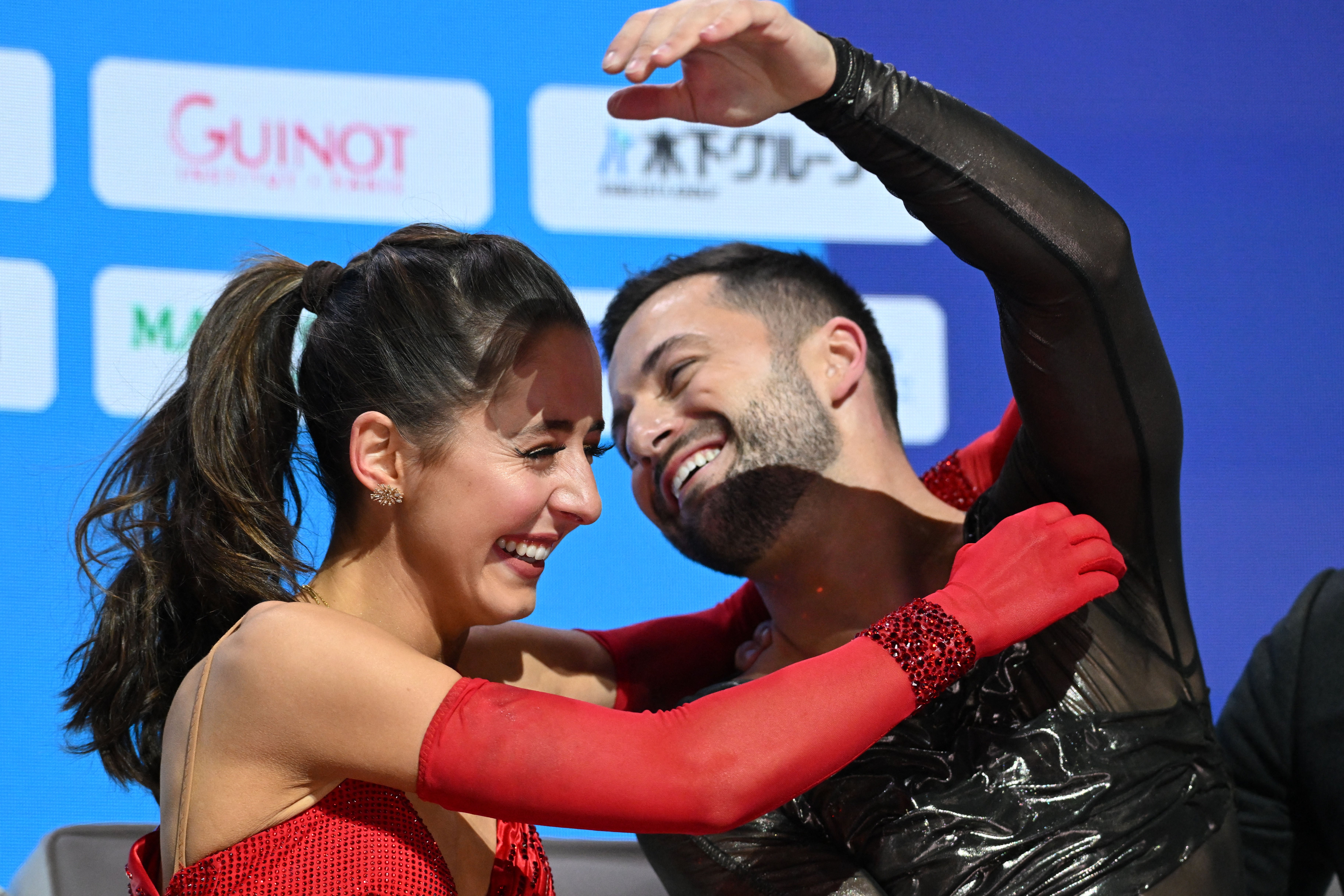 There were emotional scenes as the final scores flashed up in Boston