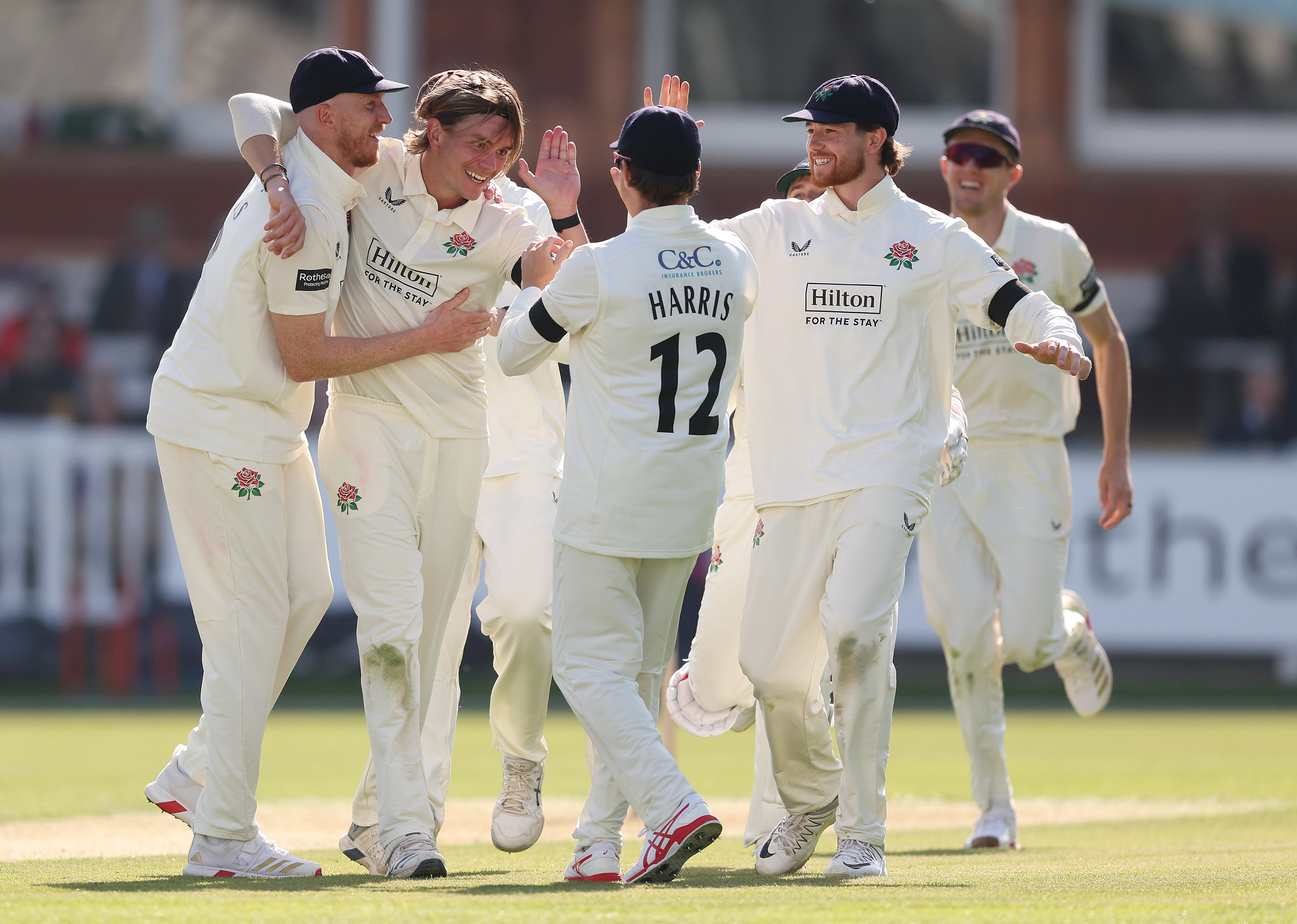 Lancashire battled back to edge the opening day of the county summer at Lord's