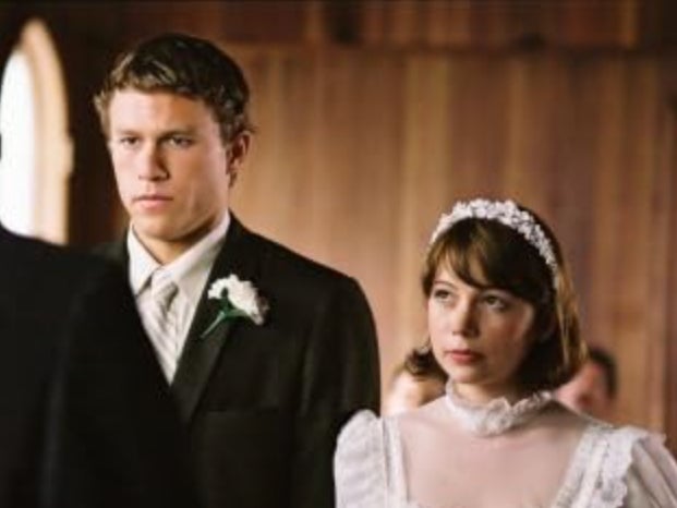 Heath Ledger and Michelle Williams in ‘Brokeback Mountain’