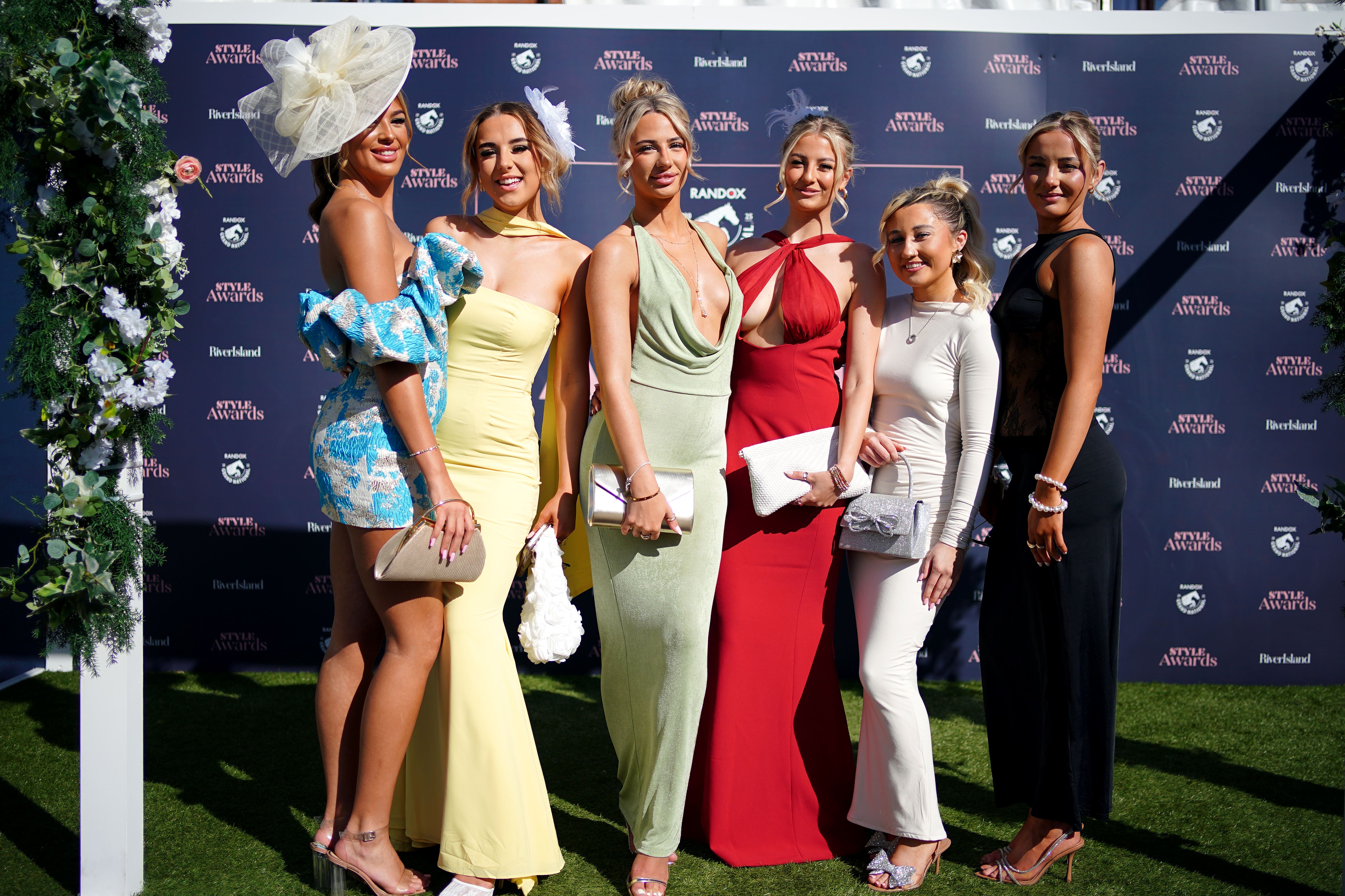 Racegoers on day three of the Randox Grand National Festival at Aintree Racecourse, Liverpool (Peter Byrne/PA)